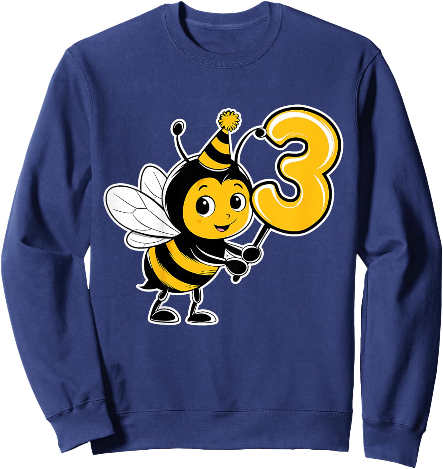 3rd Birthday Bumblebee Kids Sweatshirt - Sweatshirt | Navy