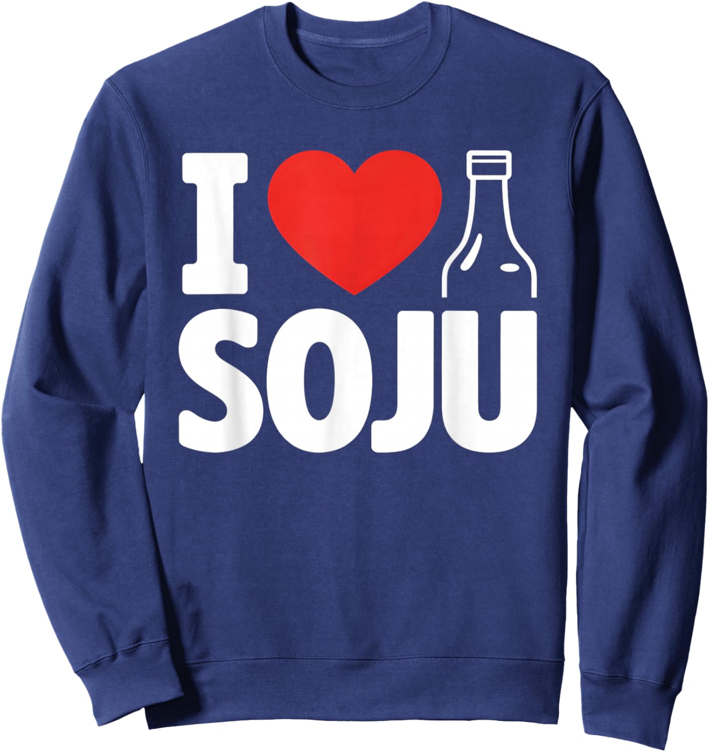 I Love Soju Sweatshirt - Sweatshirt | Navy