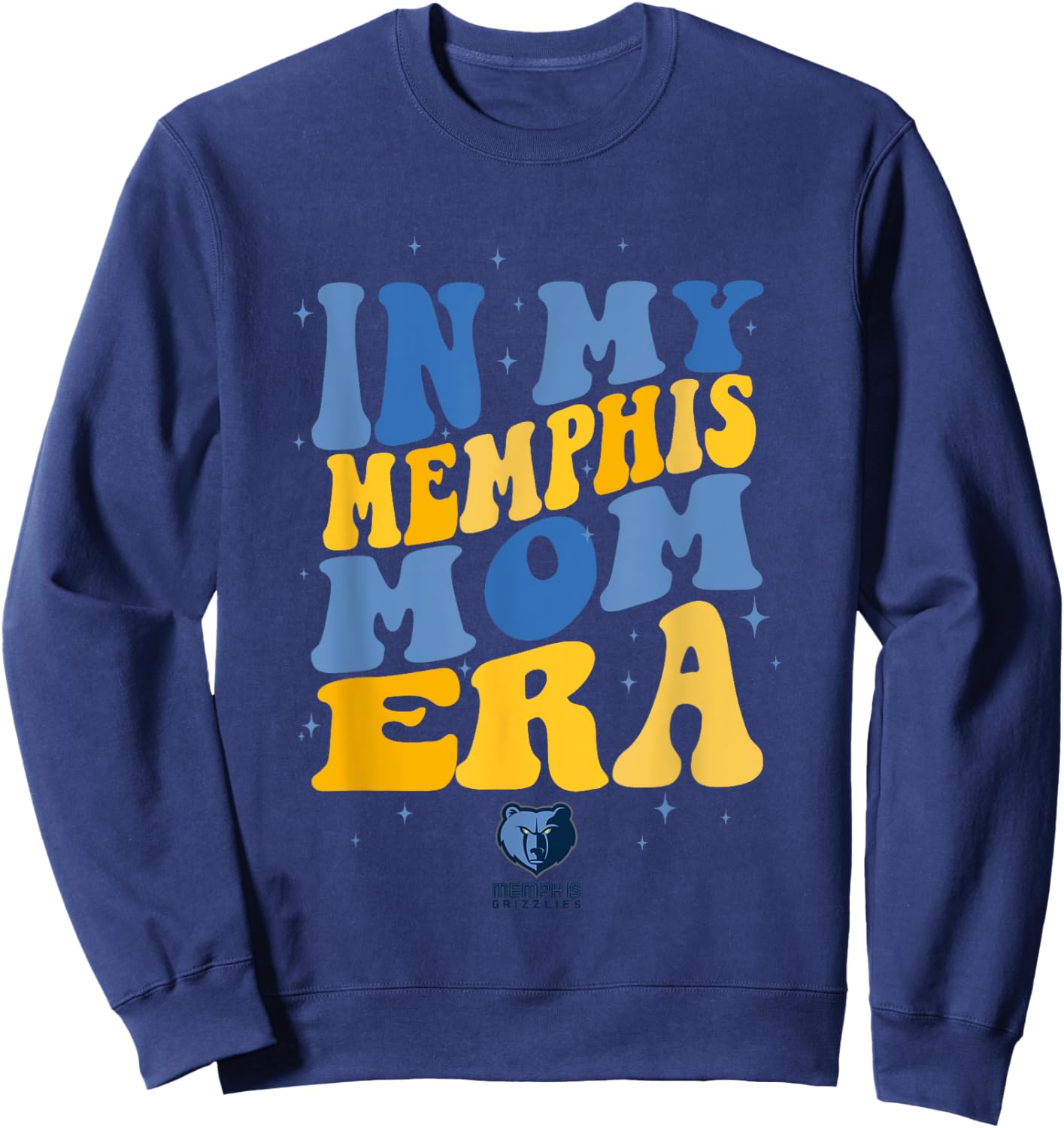 NBA Memphis Grizzlies In My Memphis Mom Era Logo Sweatshirt - Sweatshirt | Navy