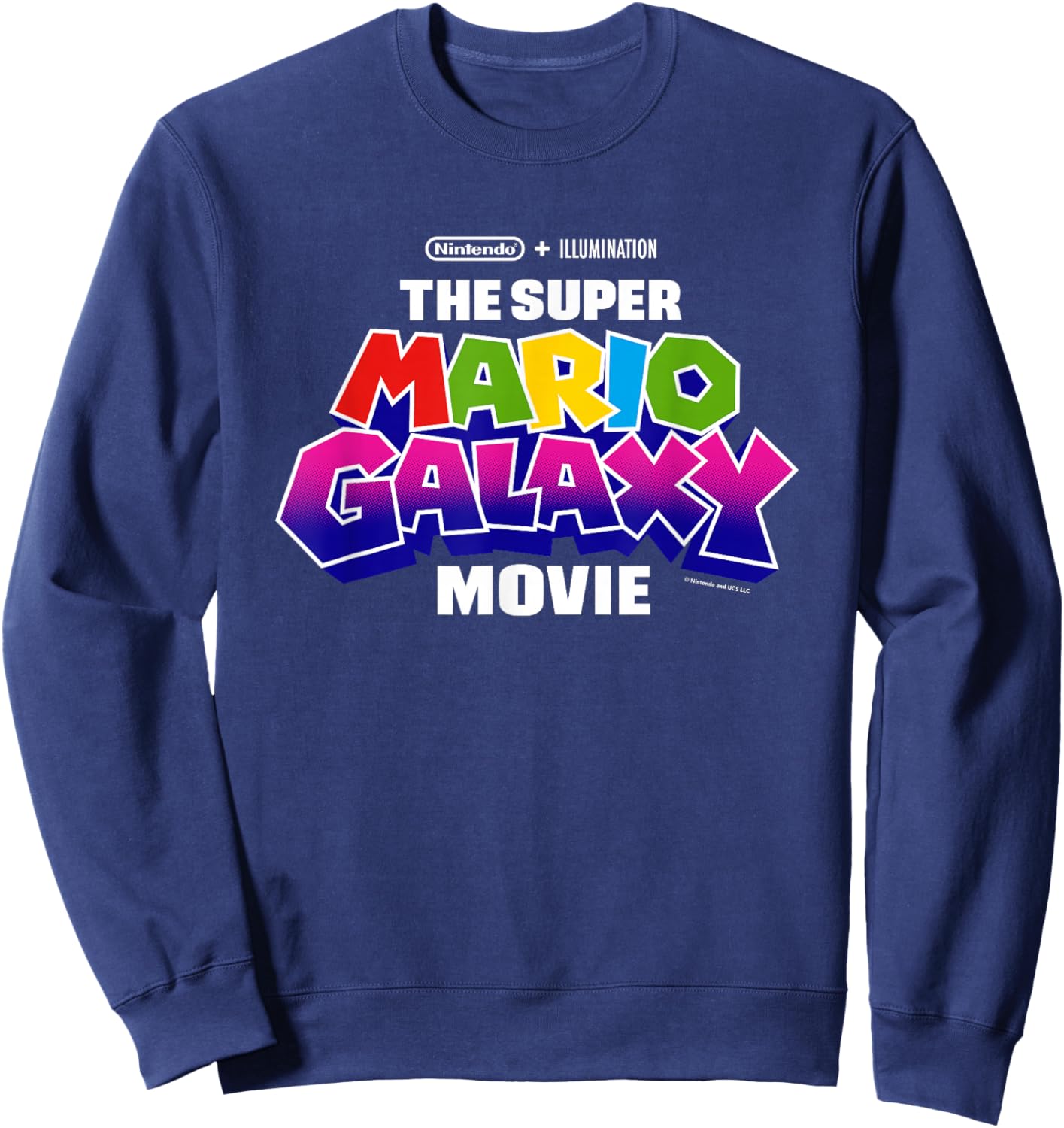 The Super Mario Galaxy Movie Logo Sweatshirt - Sweatshirt | Navy