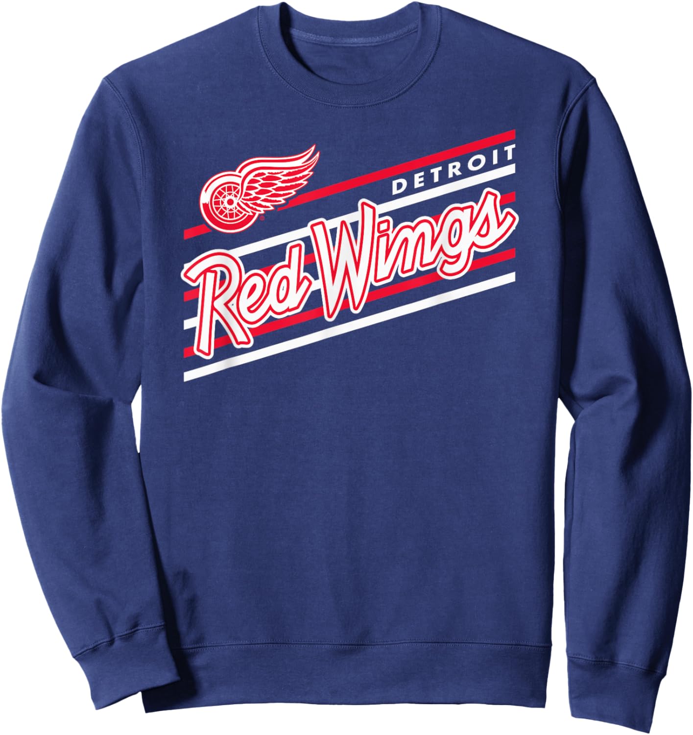 Detroit Red Wings Retro Performer Officially Licensed Sweatshirt - Sweatshirt | Navy