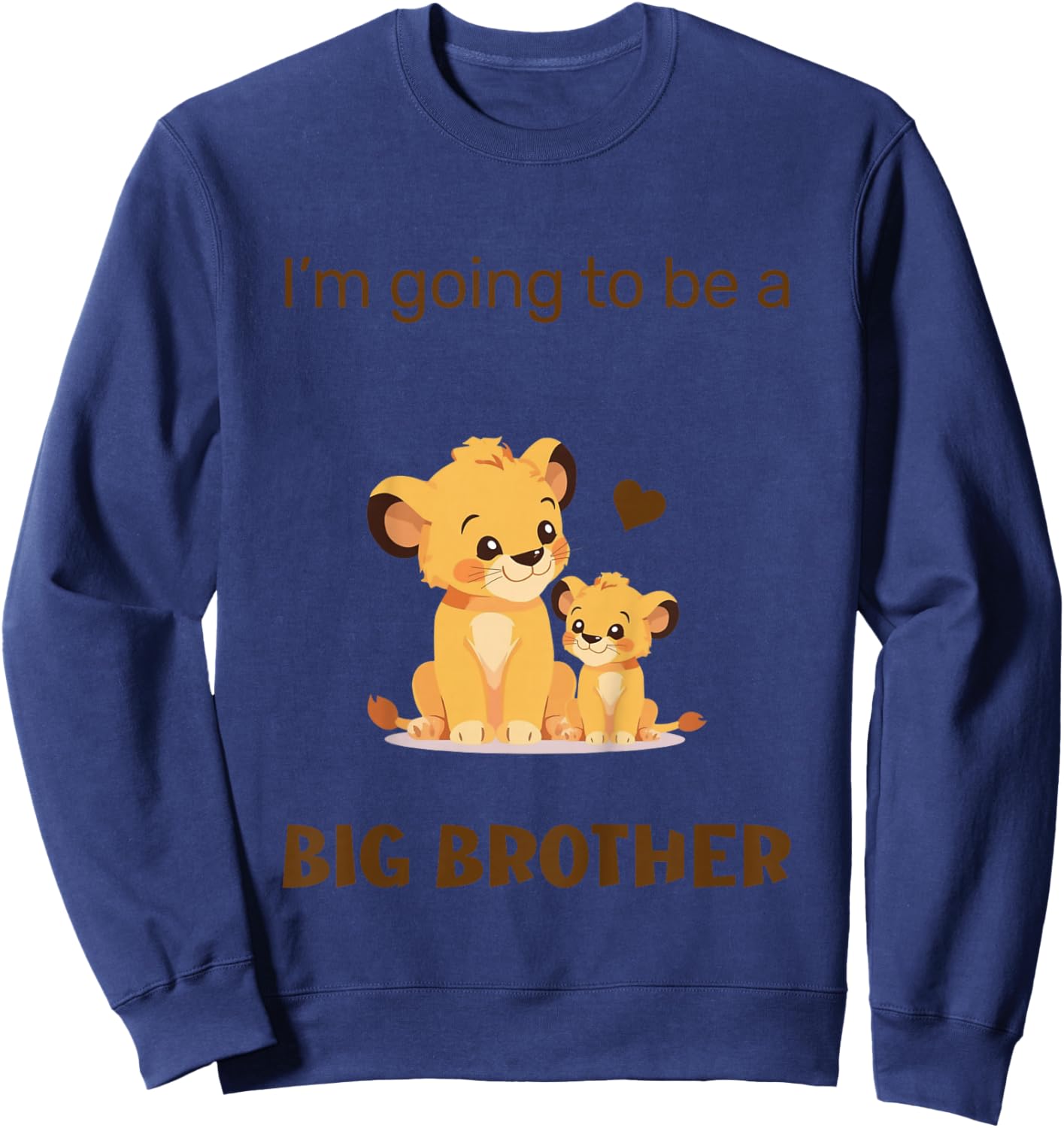 Child Become A Big Brother New Big Bro Brother Announcement Sweatshirt - Sweatshirt | Navy
