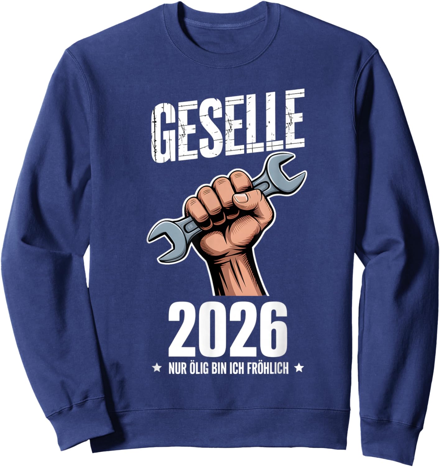 Oily Craft Training Society 2026 Exam Passed Sweatshirt - Sweatshirt | Navy