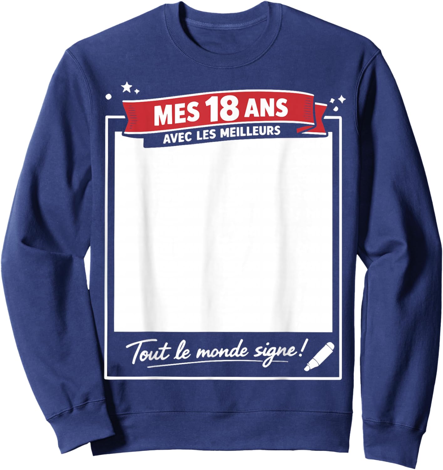 18ème Anniversaire garçon Fille 18 Ans 2008 drôle Cadeau Sweatshirt - Sweatshirt | Navy