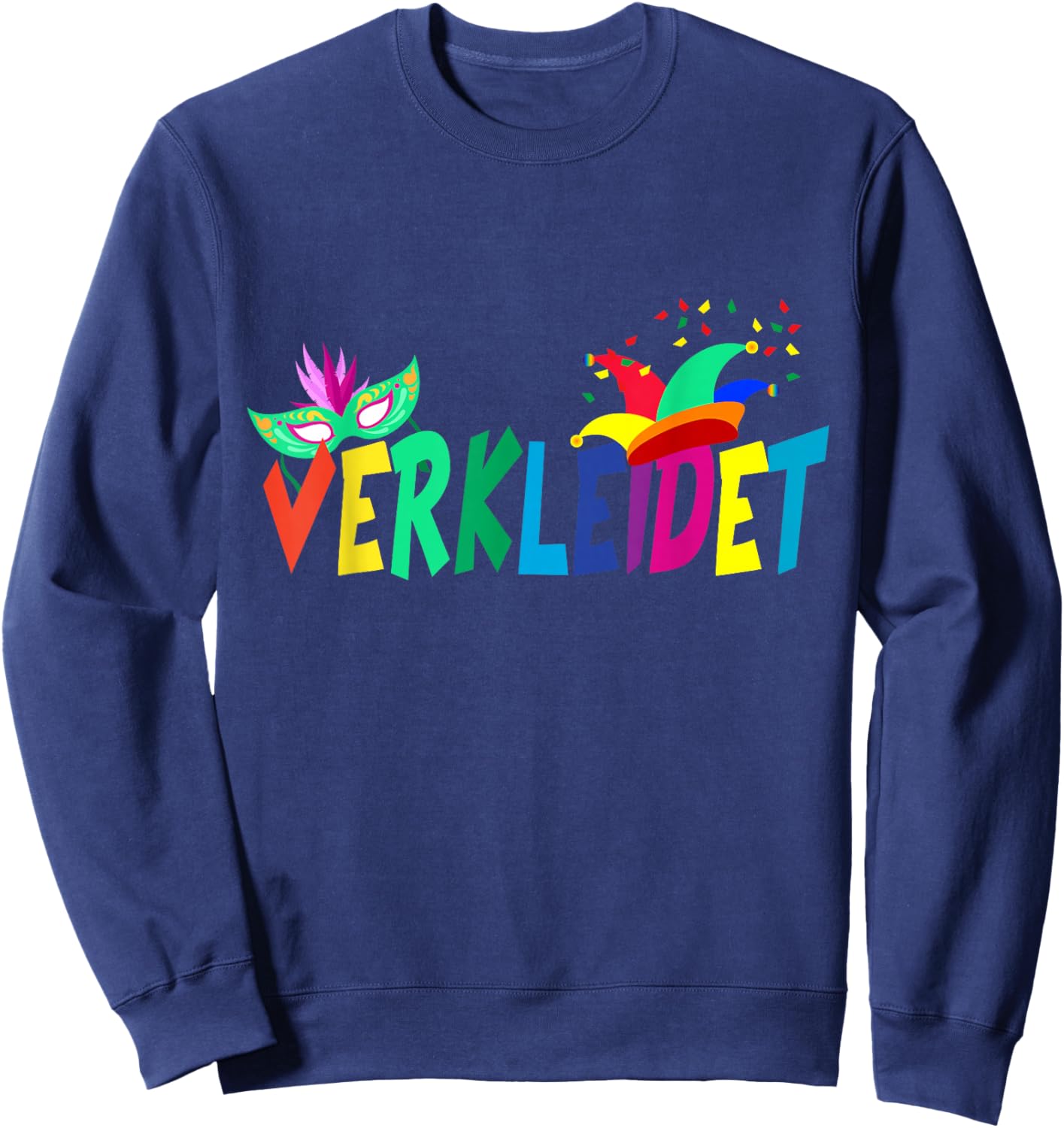 Carnival Costume Replacement Partner Outfit Saying Dressed Couple Sweatshirt - Sweatshirt | Navy