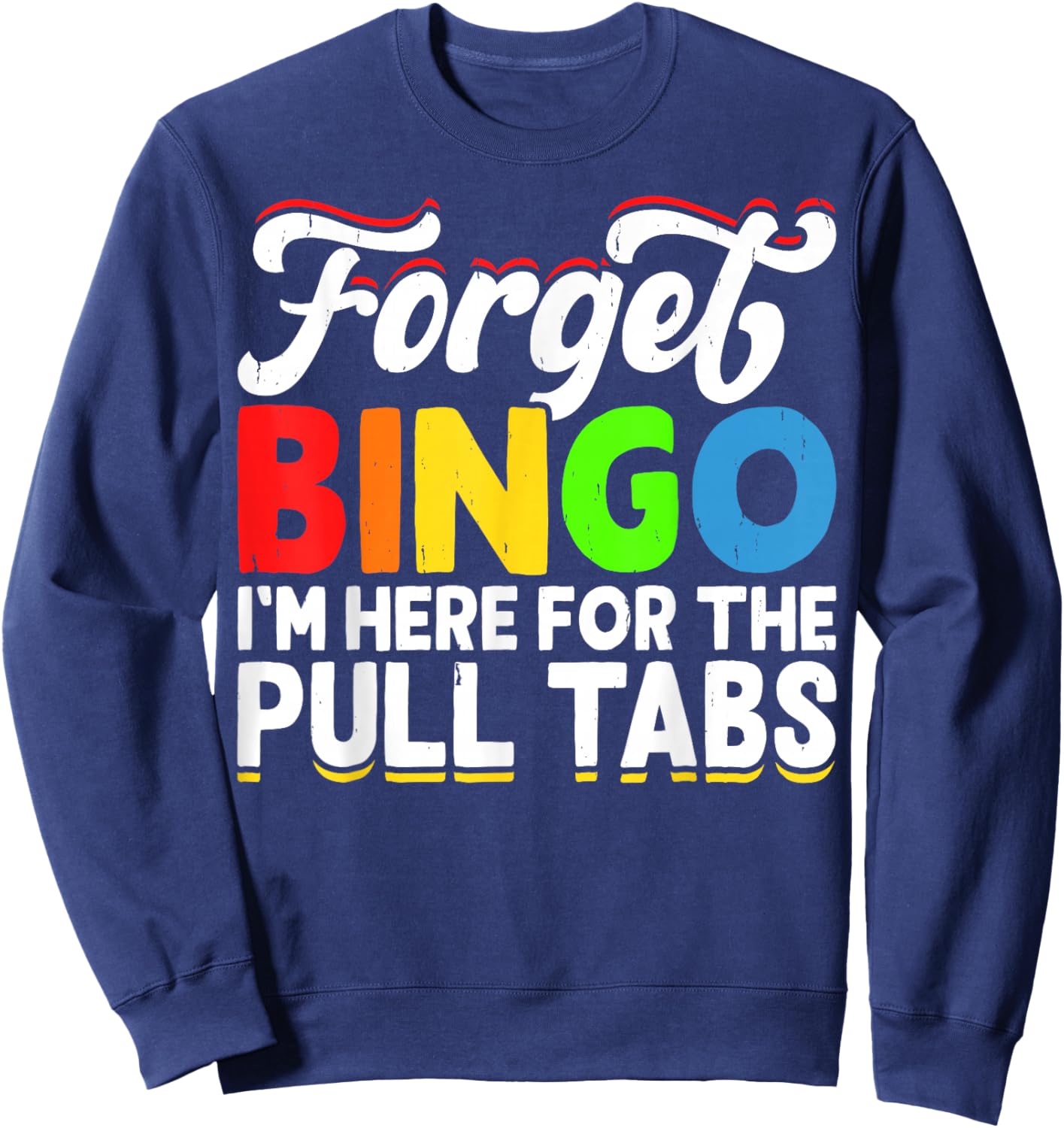 Bingo Player Design Bingo Caller Gambling Bingo Lover Sweatshirt - Sweatshirt | Navy
