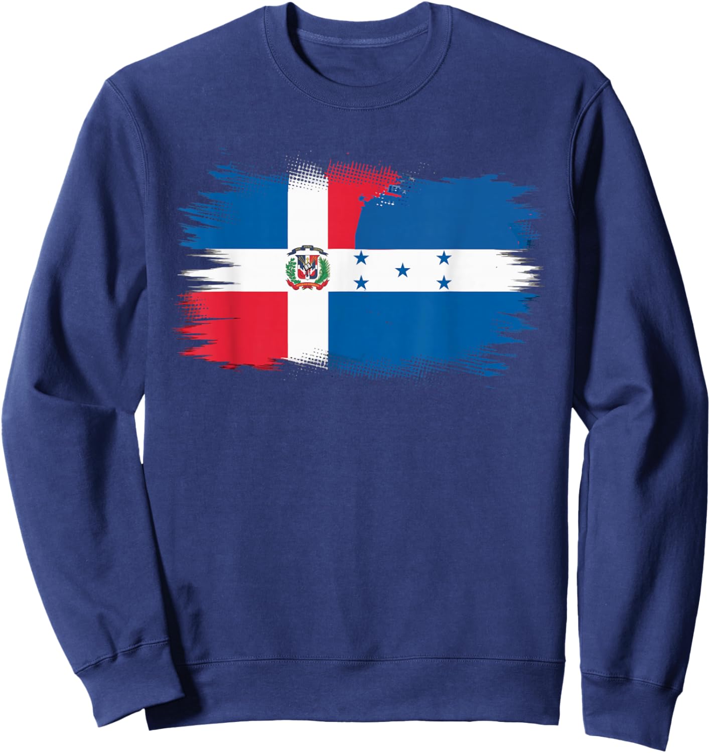 Half Dominican Half Honduran Dominican Republic Honduras Sweatshirt - Sweatshirt | Navy
