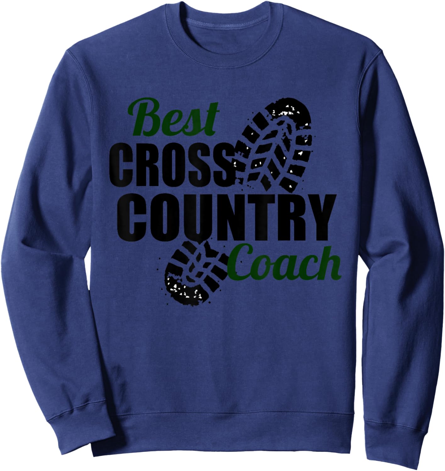 Best Cross Country Coach Appreciation Team Leader Sweatshirt - Sweatshirt | Navy