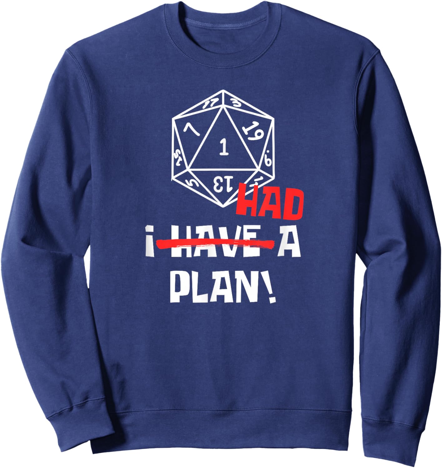 J'avais Un Plan Sweatshirt - Sweatshirt | Navy