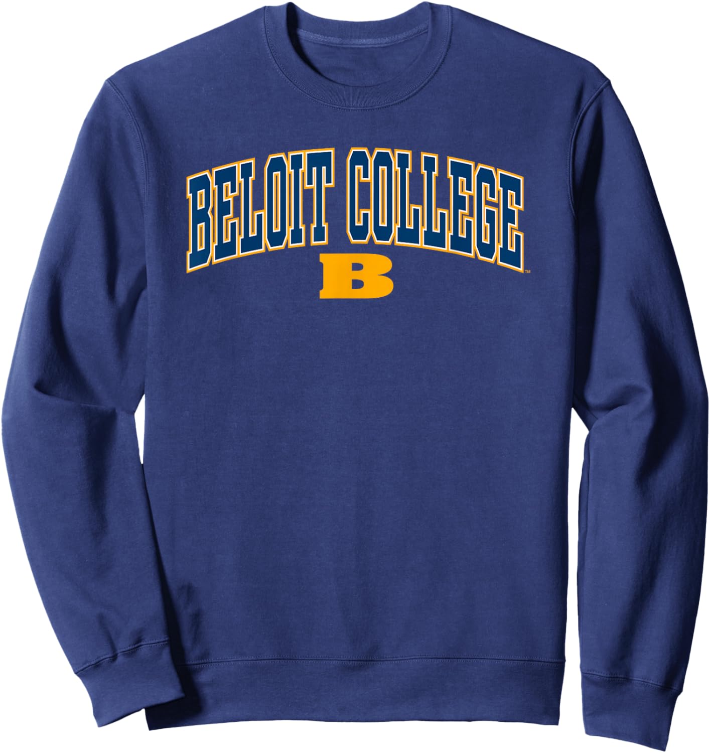 Beloit Buccaneers Arch Over Officially Licensed Sweatshirt - Sweatshirt | Navy