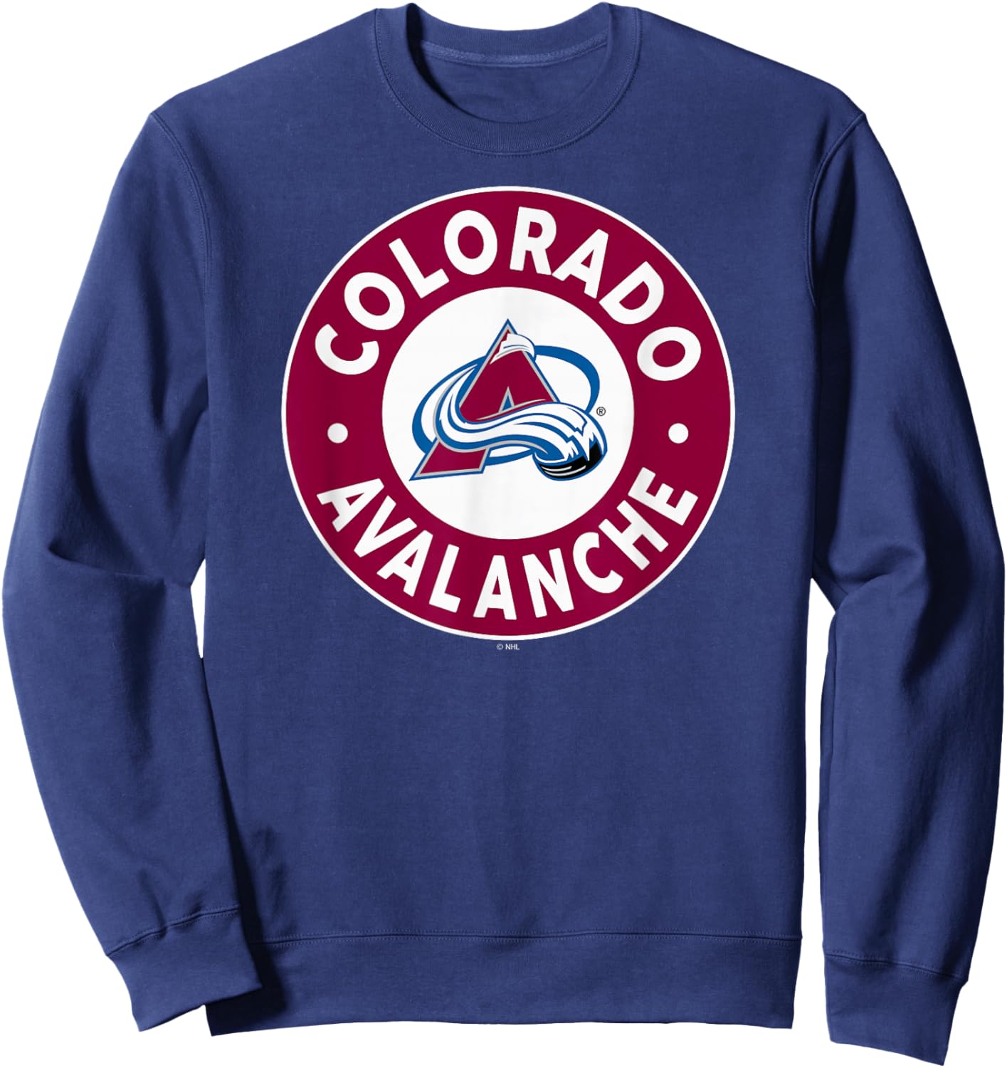 Colorado Avalanche Symbol Navy Officially Licensed Sweatshirt - Sweatshirt | Navy