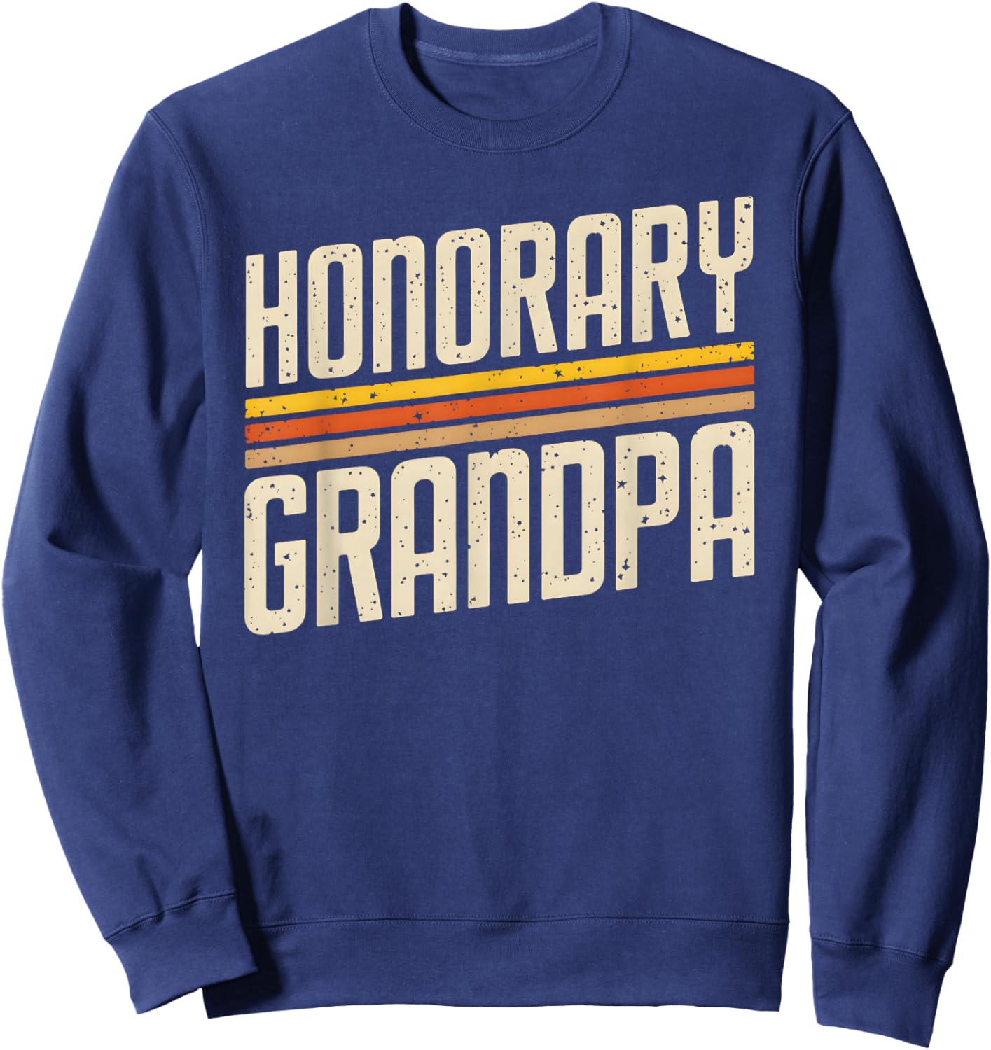 Retro Honorary Grandpa Sweatshirt - Sweatshirt | Navy