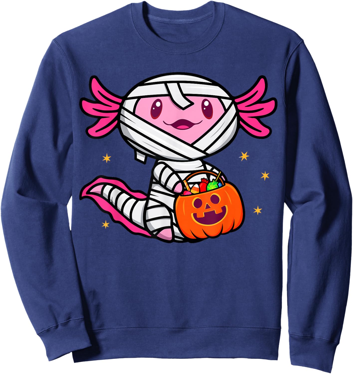 Cute Axolotl Halloween Costume Toddler Kids Boys & Girls Sweatshirt - Sweatshirt | Navy