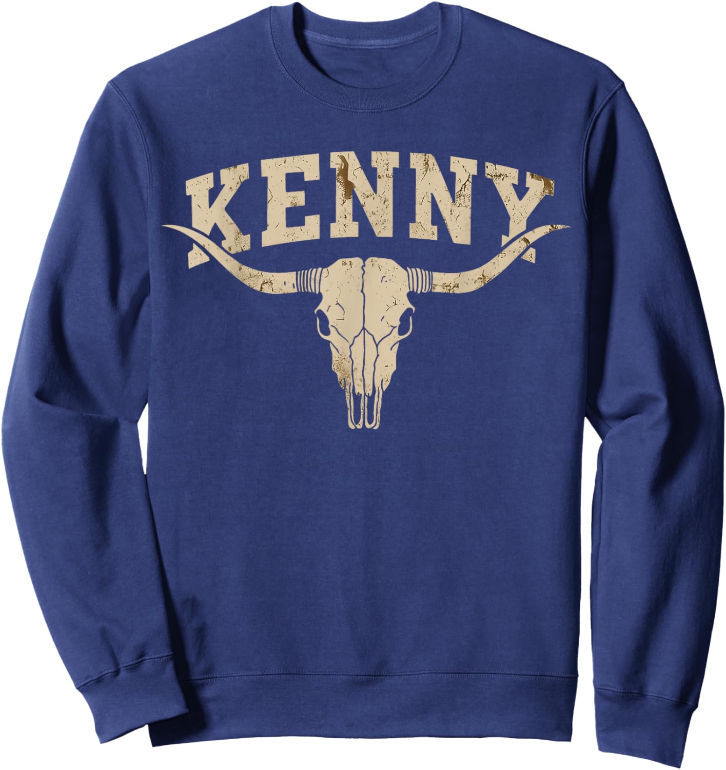Vintage Western Kenny Name Gift Women Kid Boy Girl Sweatshirt - Sweatshirt | Navy