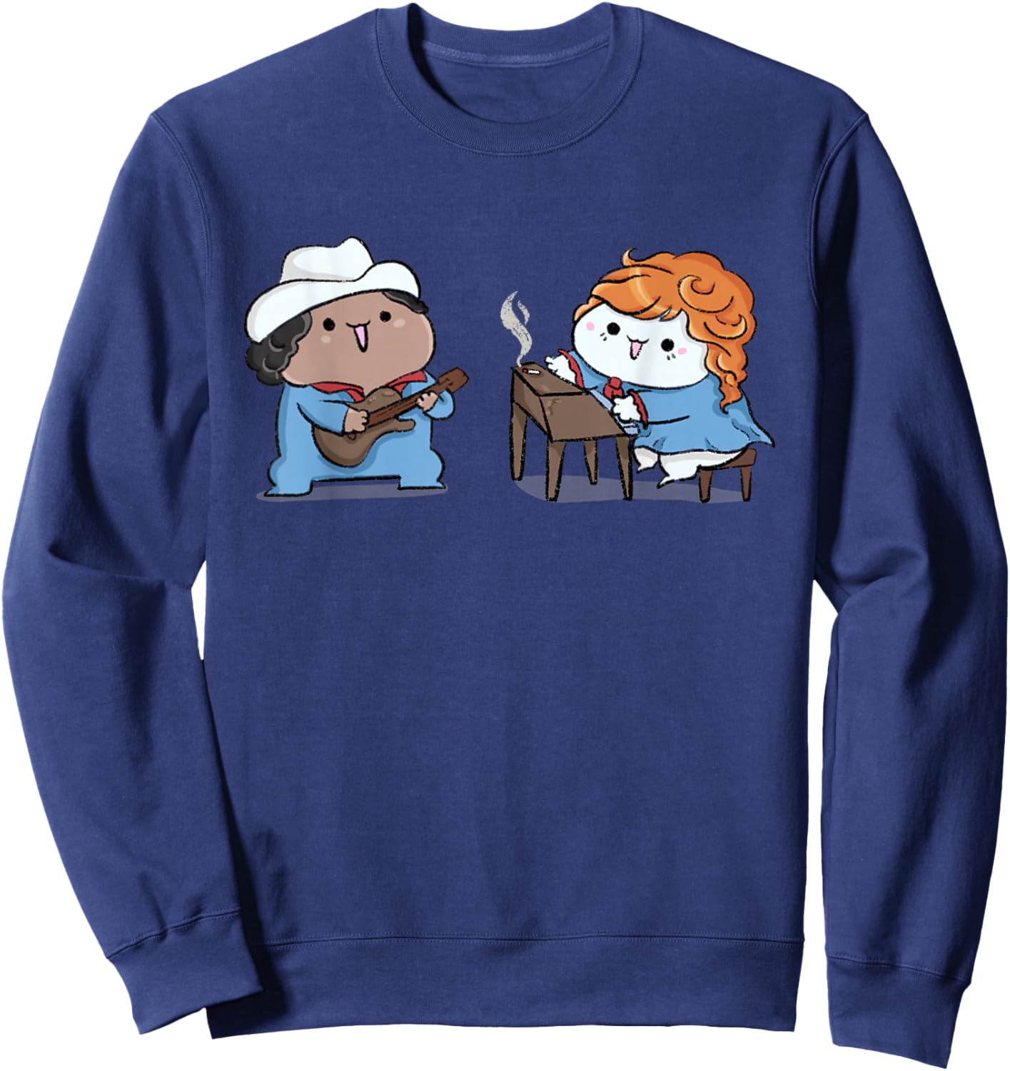 Die with a cat smile Sweatshirt - Sweatshirt | Navy