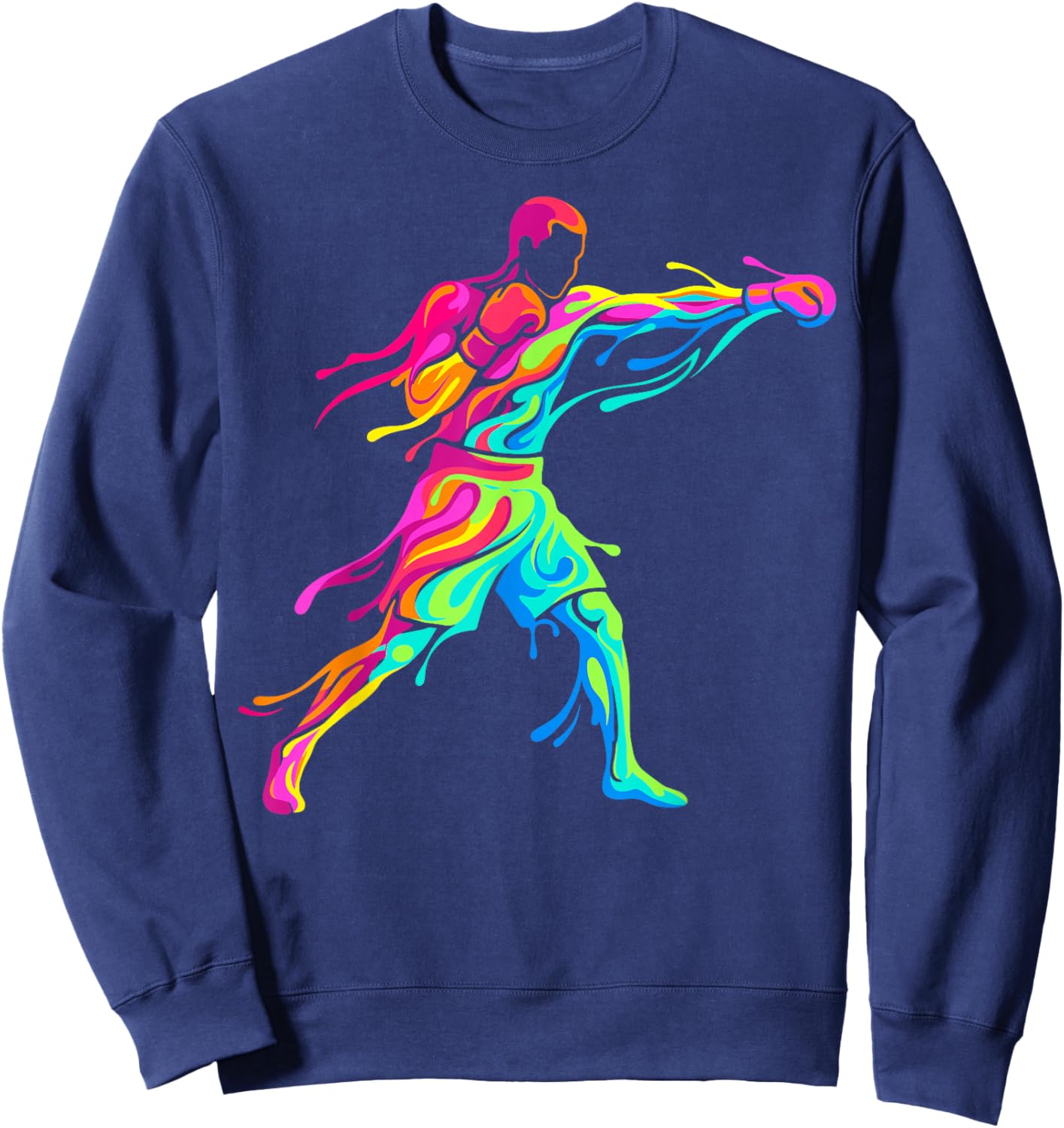 Men's Boxer Player Boxing Sweatshirt - Sweatshirt | Navy