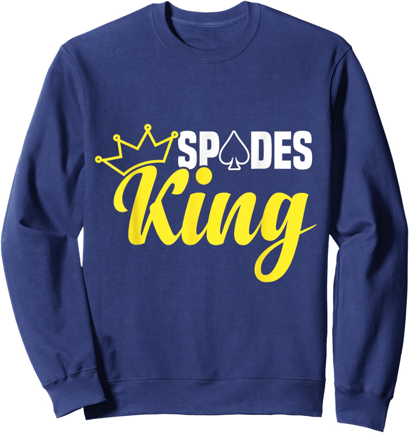 Spades Card Game | Playing Cards Sweatshirt - Sweatshirt | Navy