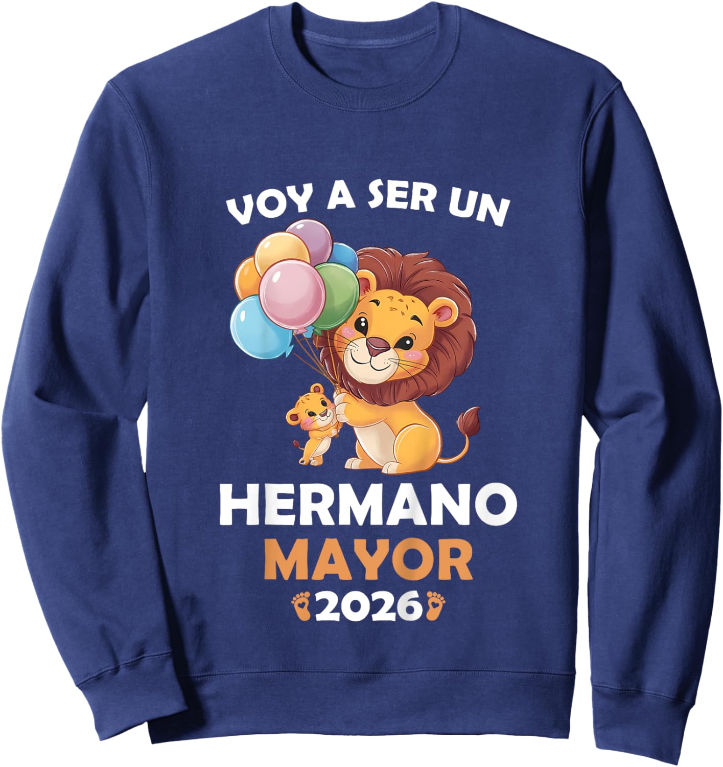 Kids Hermano Mayor 2026 Big Brother 2026 in Spanish Sweatshirt - Sweatshirt | Navy