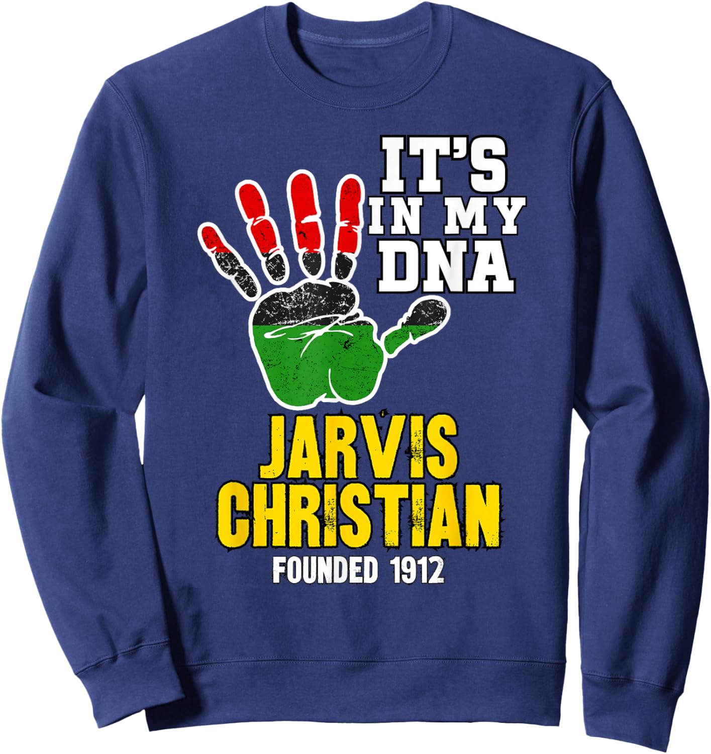 Jarvis Christian, JCU, Souvenir HBC Design Sweatshirt - Sweatshirt | Navy