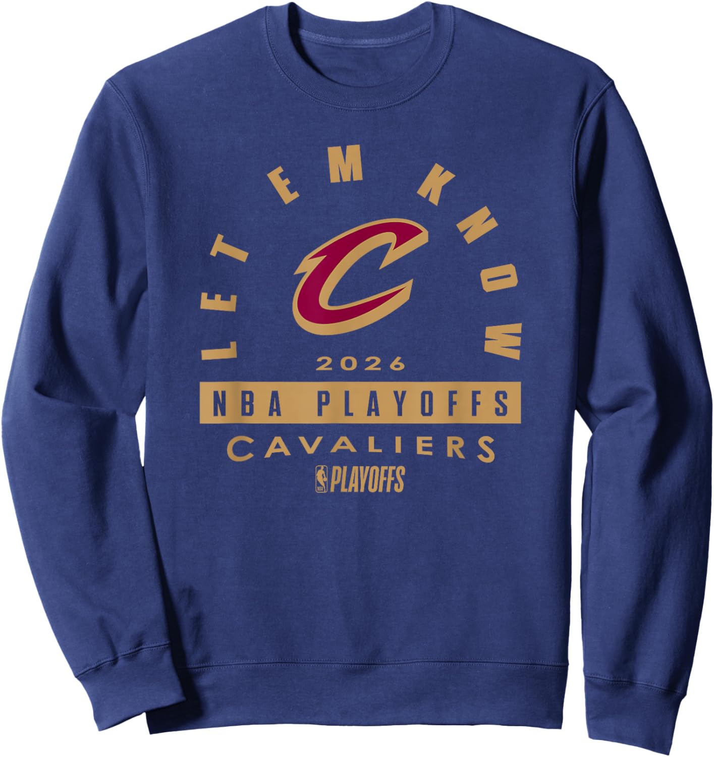 NBA 2026 Playoffs Mantra Cavaliers Over The Rainbow Sweatshirt - Sweatshirt | Navy
