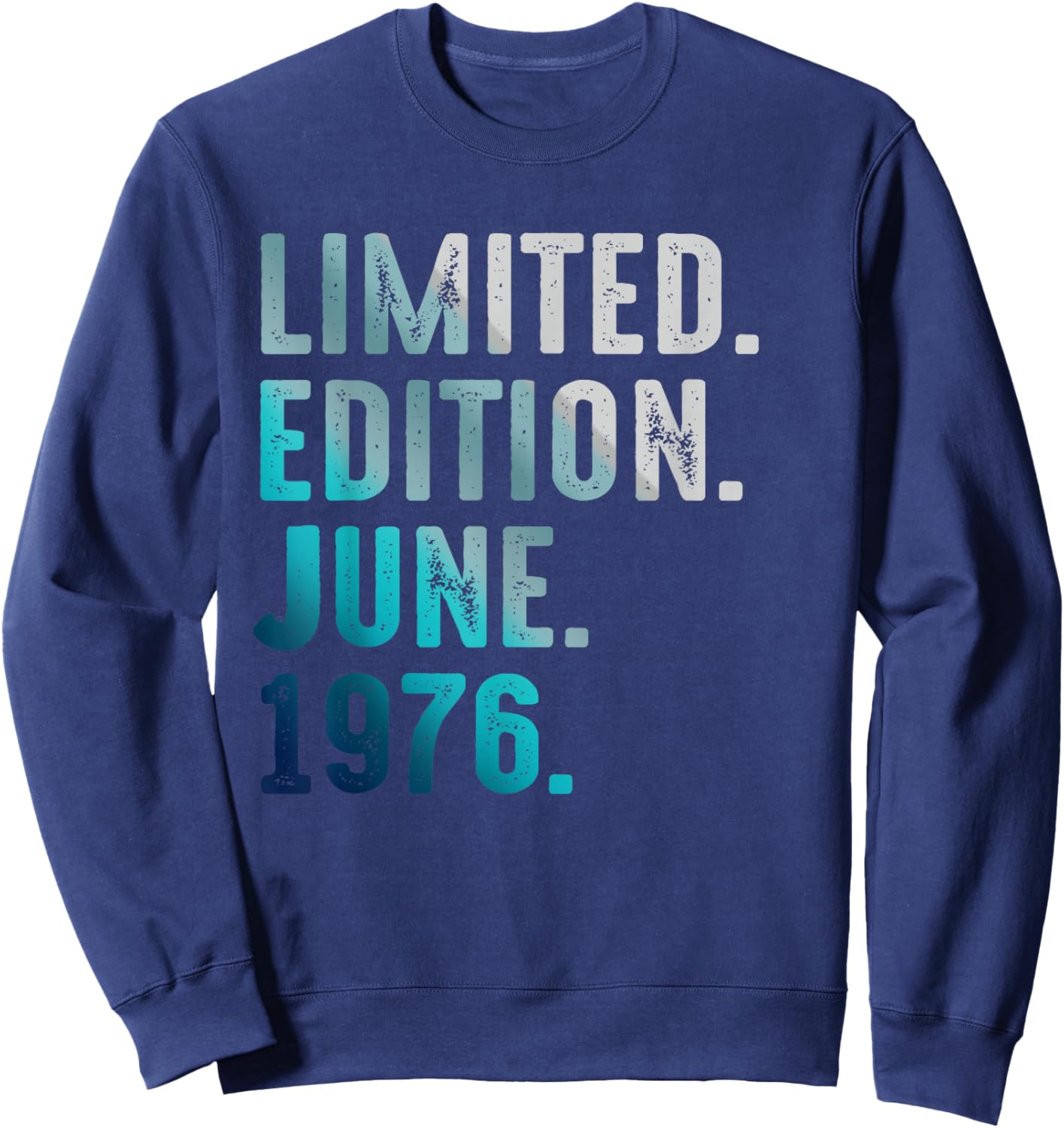 Édition limitée Juin 1976 Retro Vintage 1976 Sweatshirt - Sweatshirt | Navy