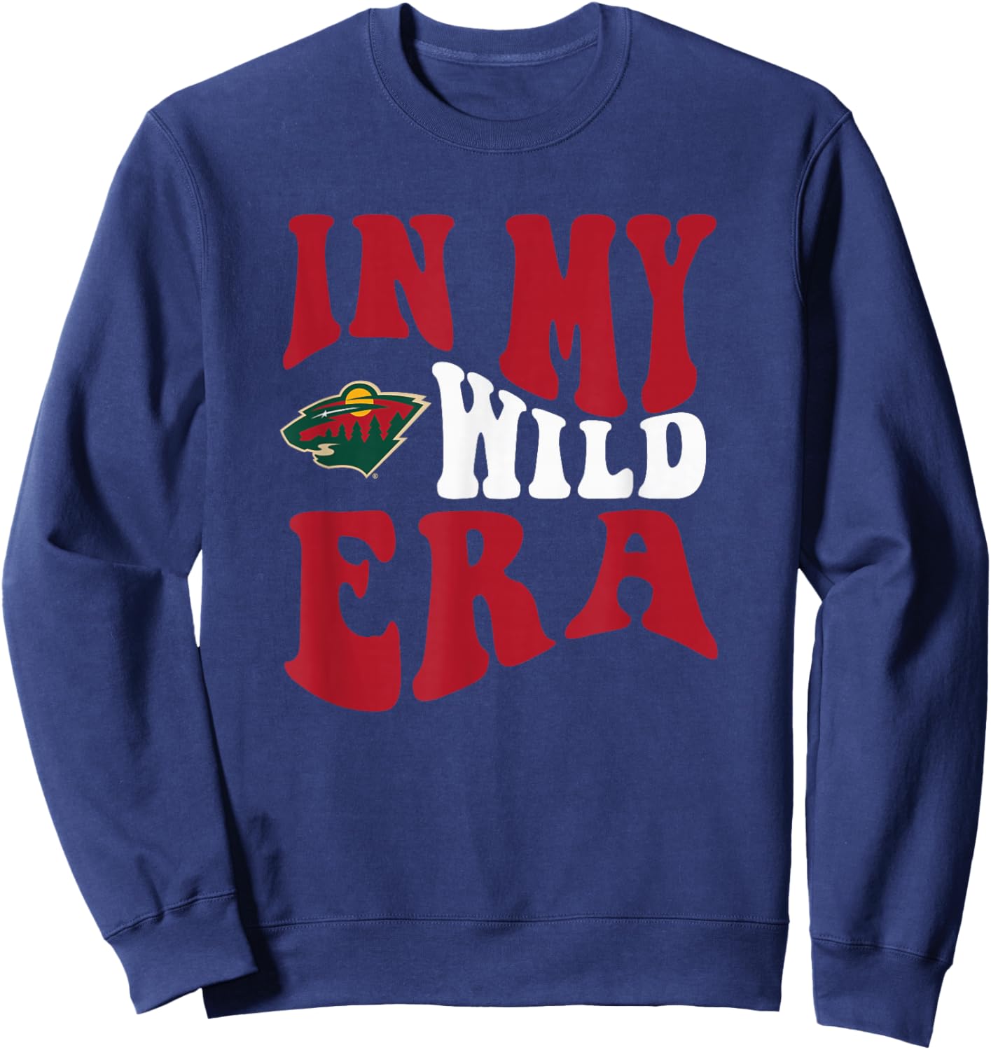 Minnesota Wild Era Officially Licensed Sweatshirt - Sweatshirt | Navy