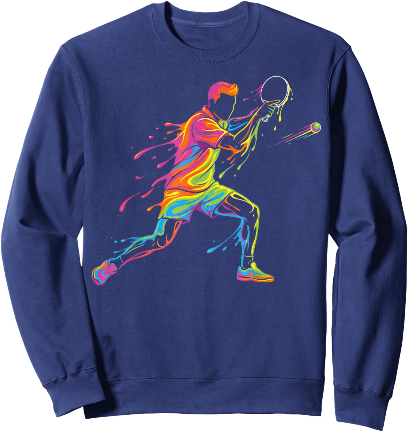 Table Tennis Ping Pong Men Kids Boys Sweatshirt - Sweatshirt | Navy