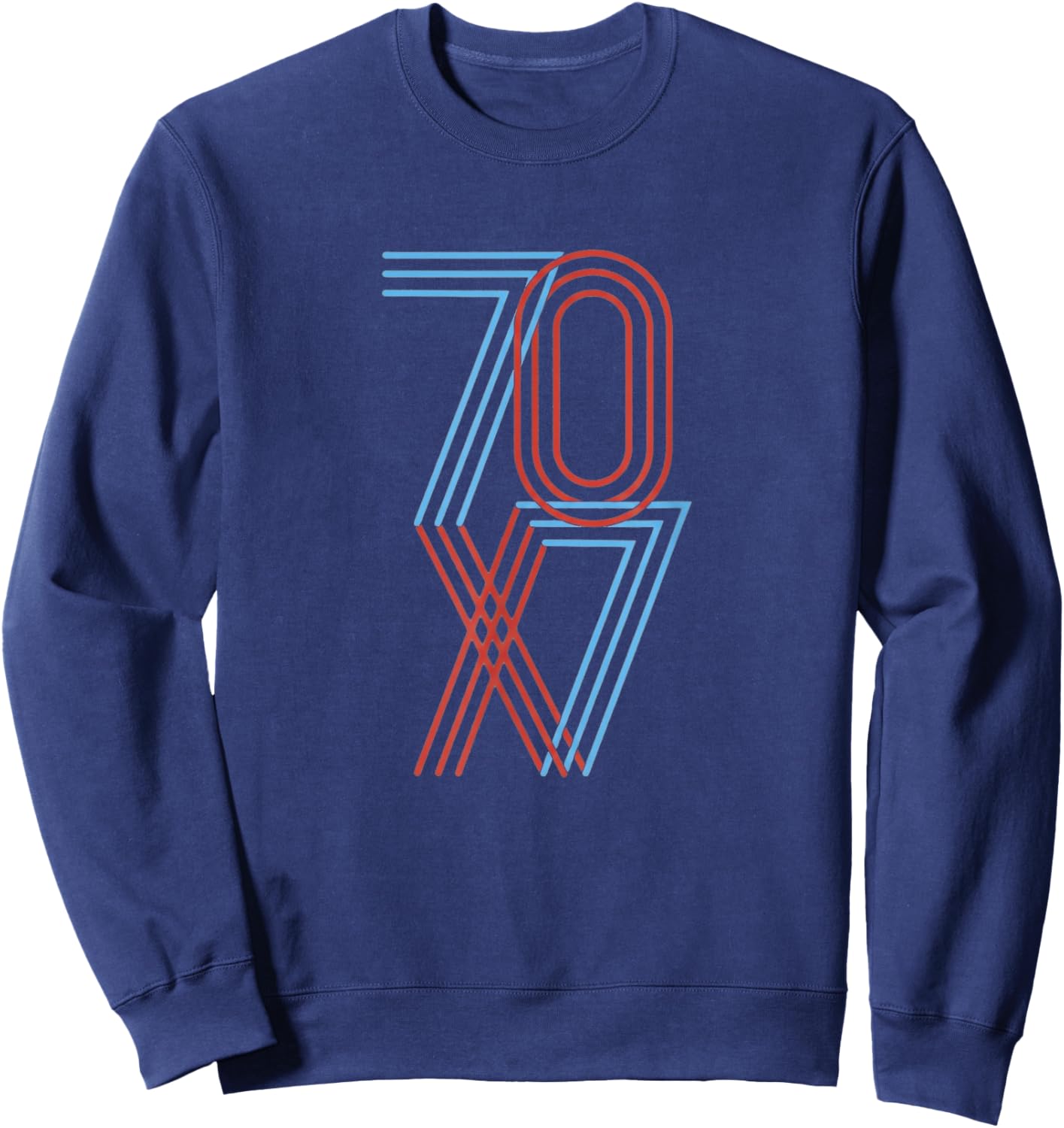 Seventy Times Seven Jesus Forgiveness 70x7 Christian Sweatshirt - Sweatshirt | Navy