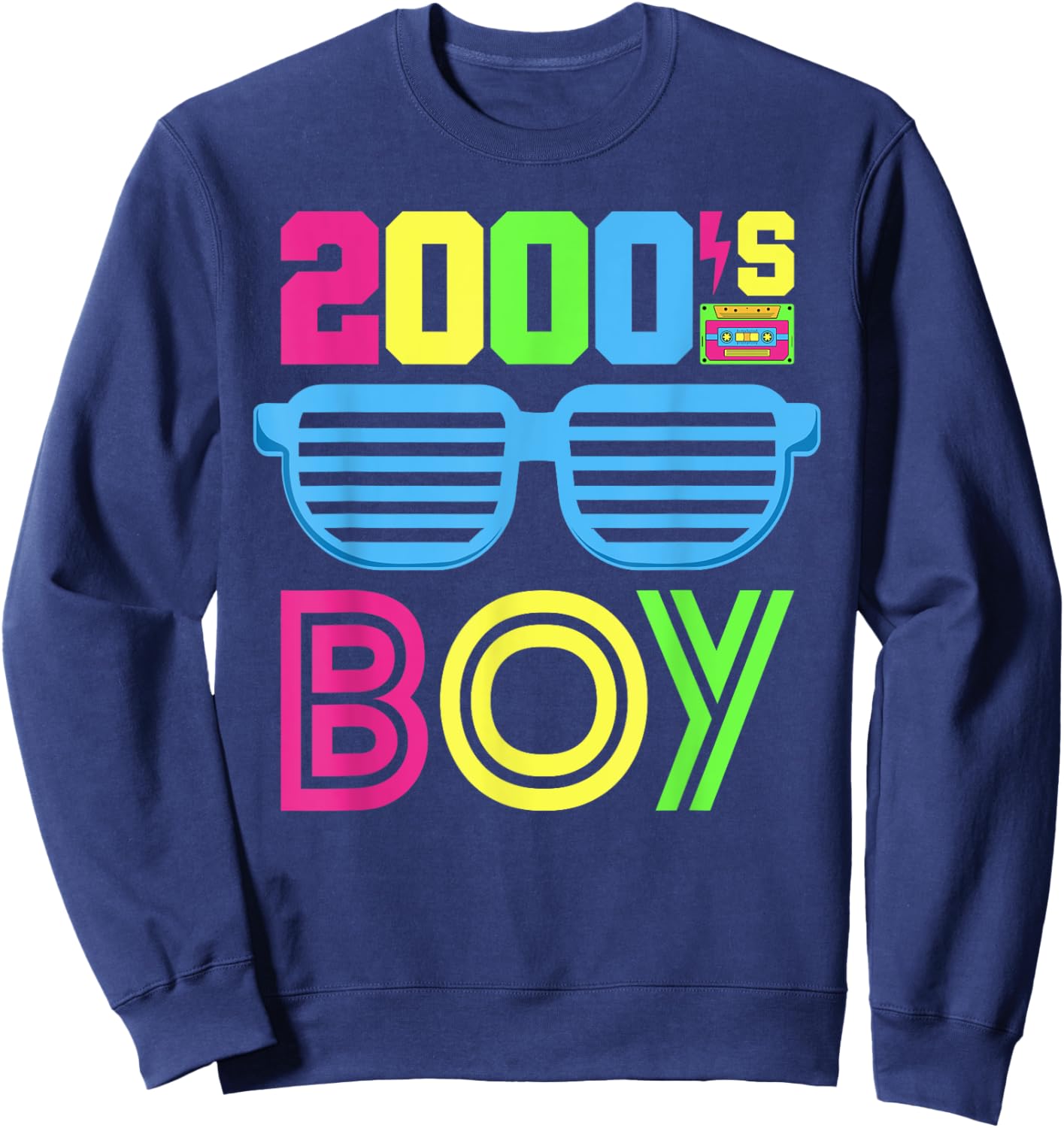 2000's Boy 00s Themed Party 2000s Costume Early 2000s Outfit Sweatshirt - Sweatshirt | Navy