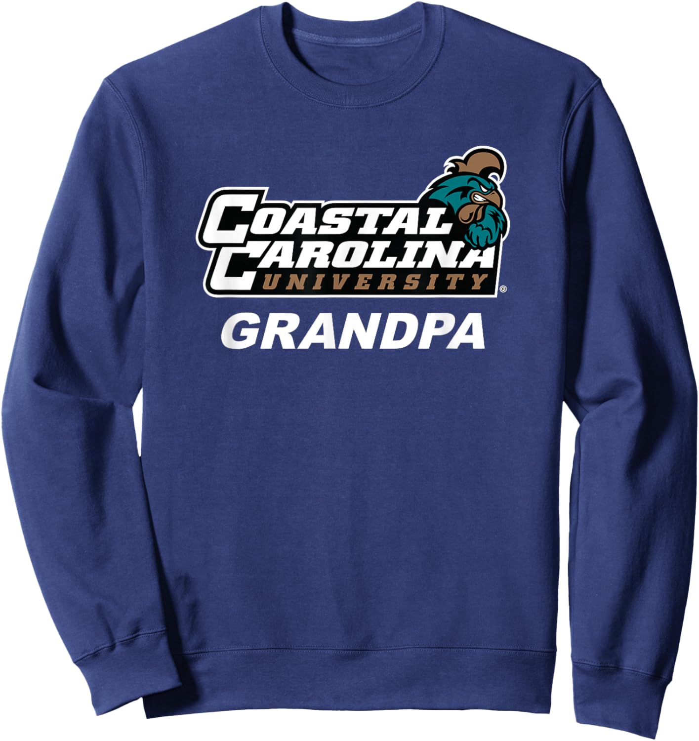 Coastal Carolina University CCU Grandpa Sweatshirt - Sweatshirt | Navy