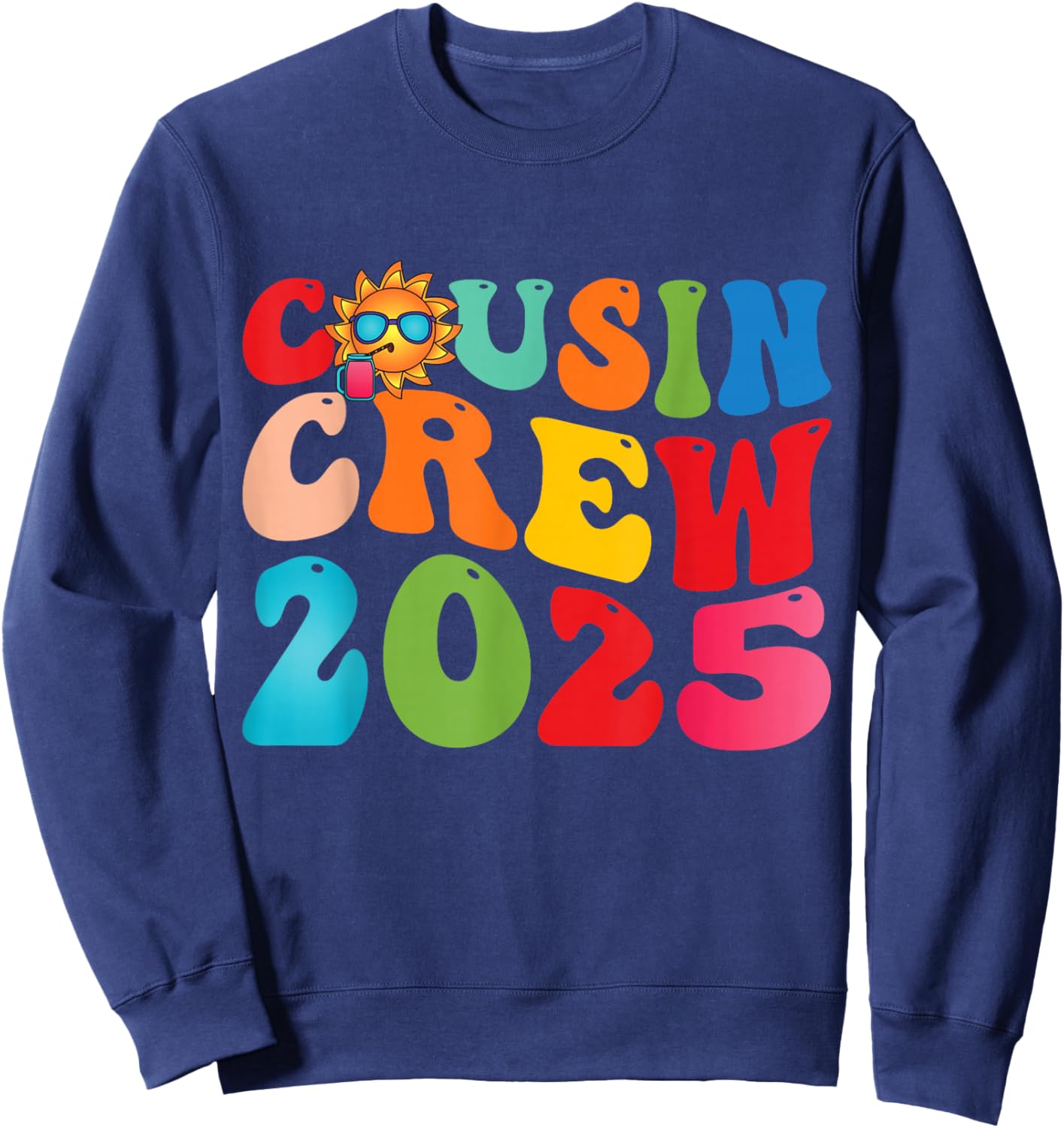 Cousins Cousin Crew 2025 Trip Vacation Summer Sweatshirt - Sweatshirt | Navy