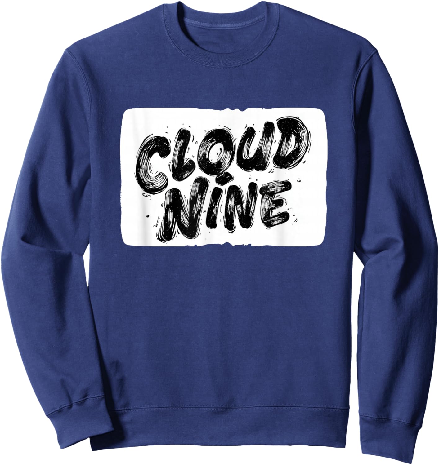 Funny Cloud Nine Look for Love Logo Lovers Sweatshirt - Sweatshirt | Navy