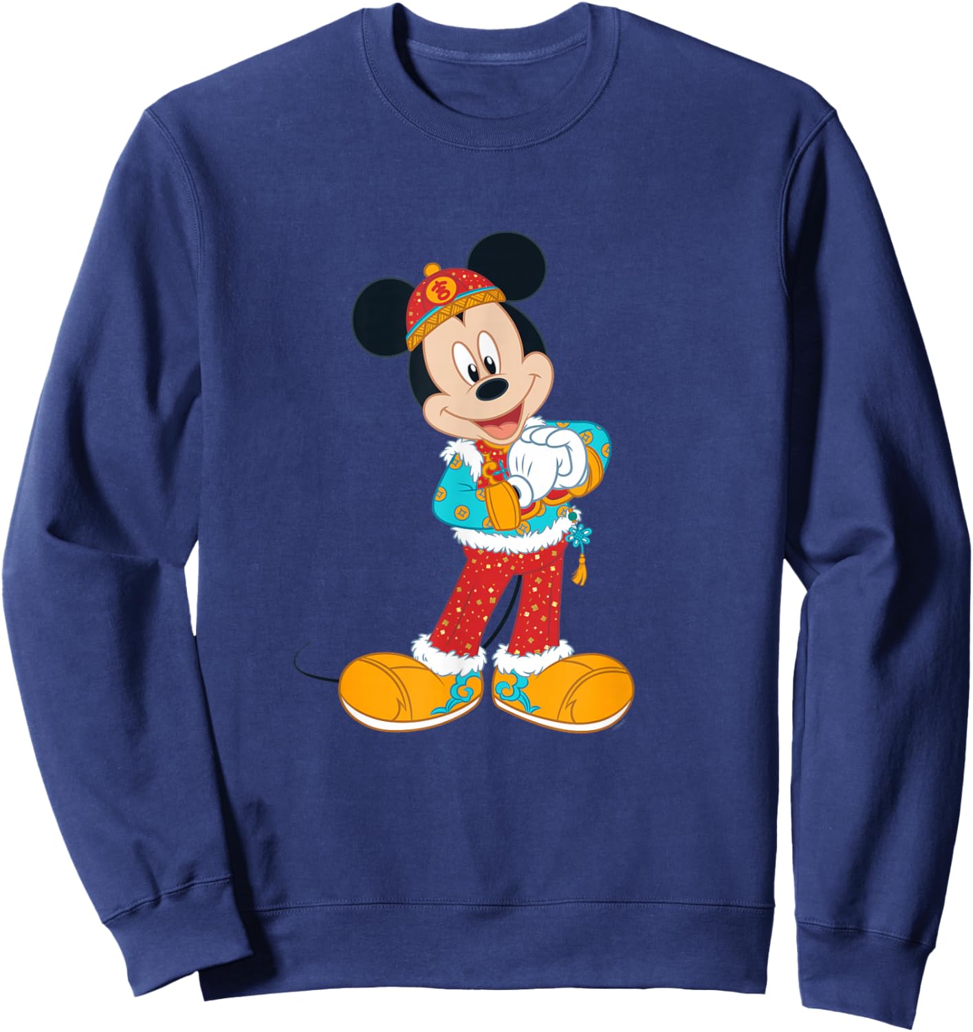 Disney Mickey Mouse in Chinese Lunar New Year Costume Sweatshirt - Sweatshirt | Navy