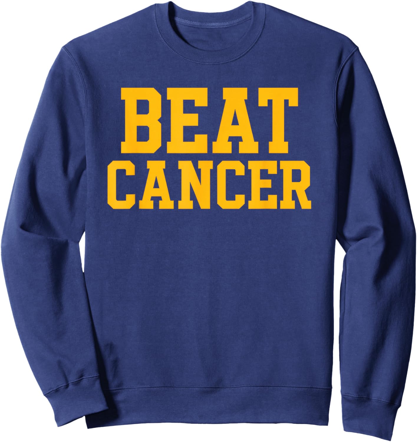Beat Cancer Sweatshirt - Sweatshirt | Navy