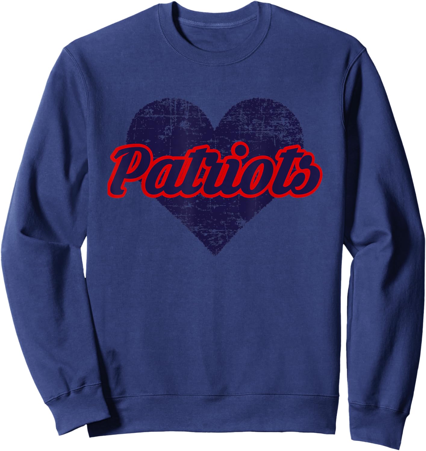 Binghamton Patriots Over Heart Sweatshirt - Sweatshirt | Navy
