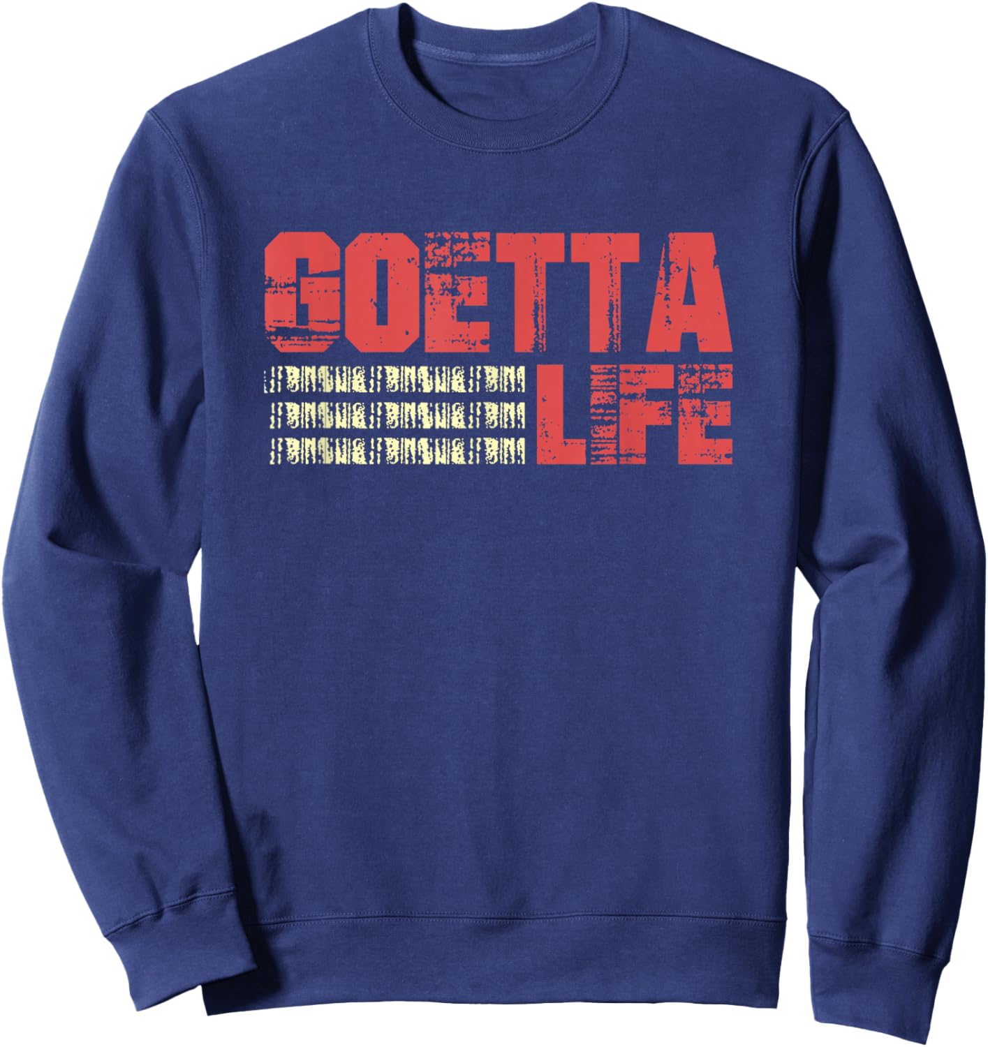 Goetta Sausage Cincinnati Food Breakfast Lover Goetta Life Sweatshirt - Sweatshirt | Navy