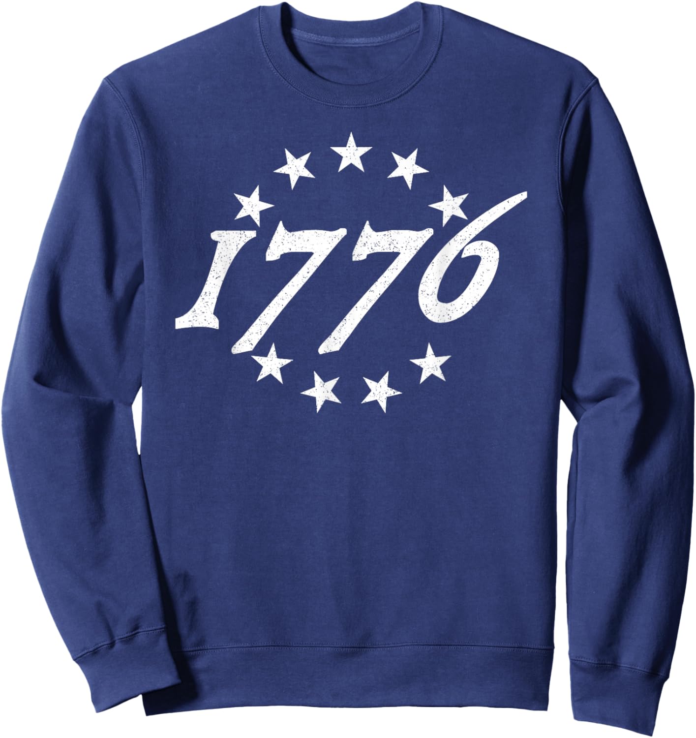 1776 Independence Day July 4TH 2026 25O Years Sweatshirt - Sweatshirt | Navy