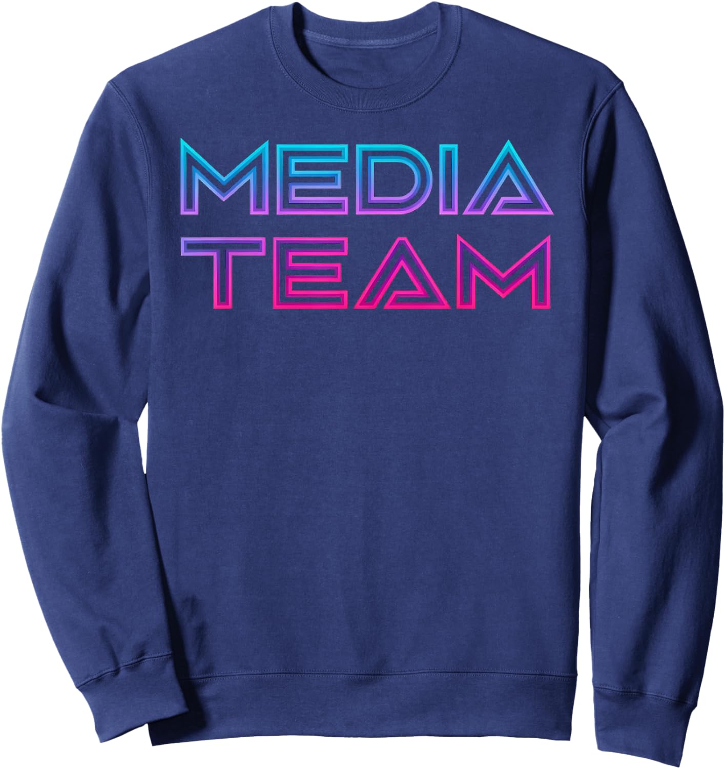 Media Specialist Media Team Sweatshirt - Sweatshirt | Navy