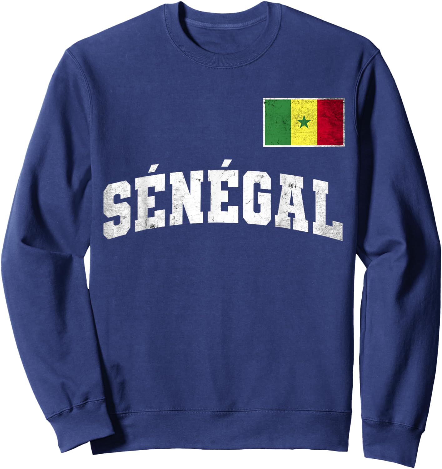 Drapeau de la Sénégal - Supporters Sénégalais Sweatshirt - Sweatshirt | Navy