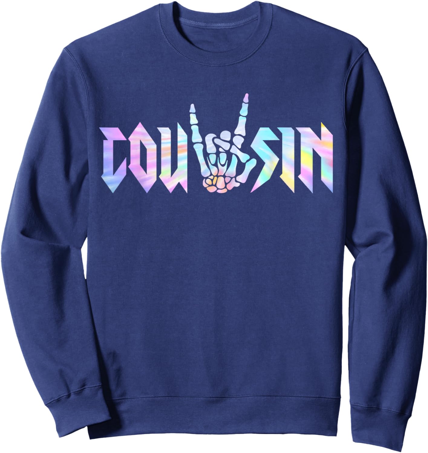Cousin Of The Bad Two the Bone Birthday 2 Years Old Birthday Sweatshirt - Sweatshirt | Navy