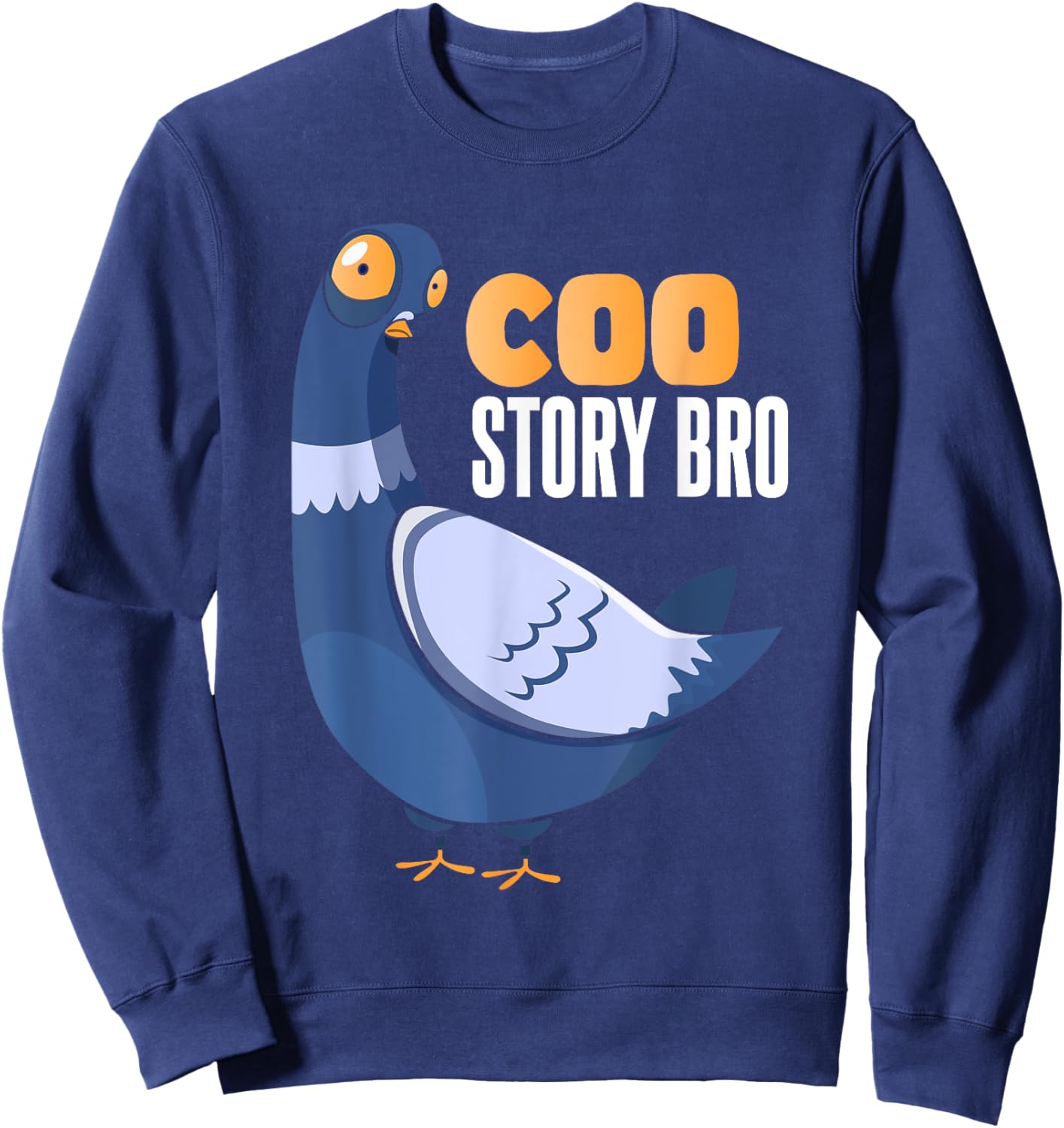 Funny Pigeon Lover Sweatshirt - Sweatshirt | Navy