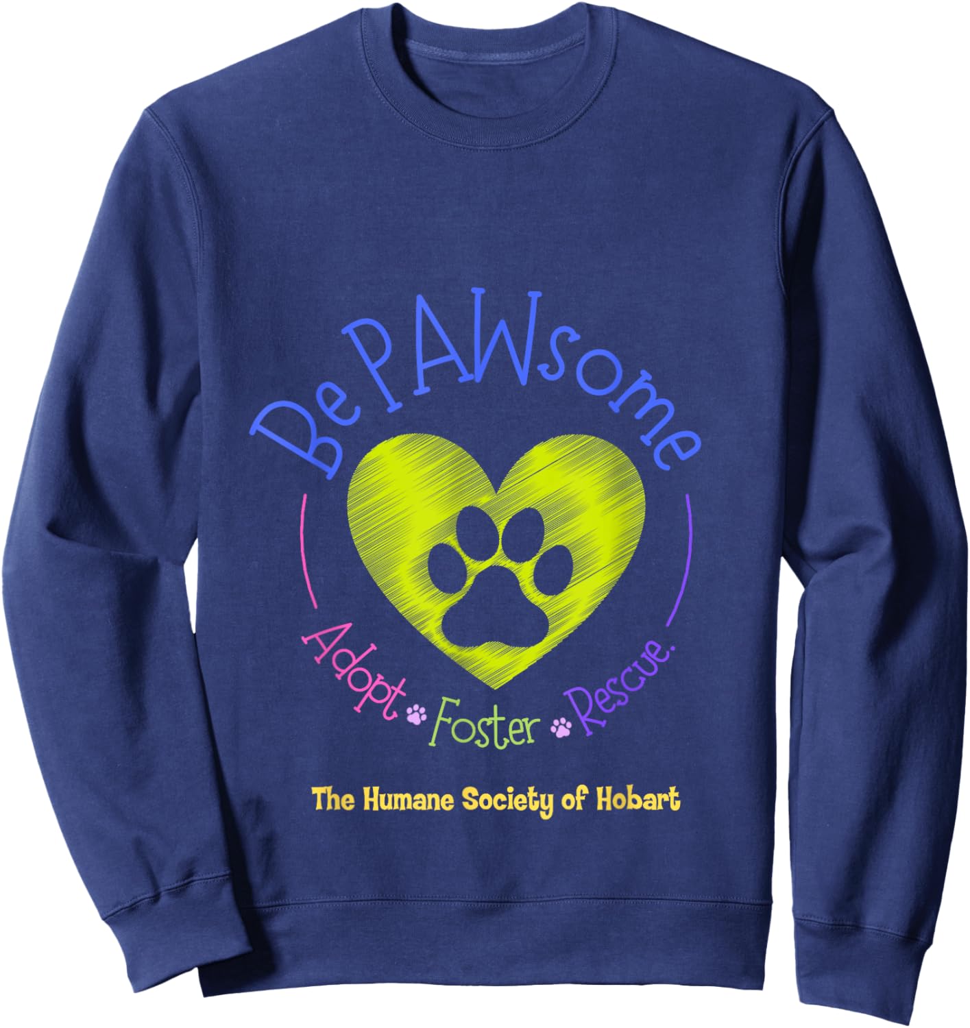 Be Pawsome - HSH Sweatshirt - Sweatshirt | Navy