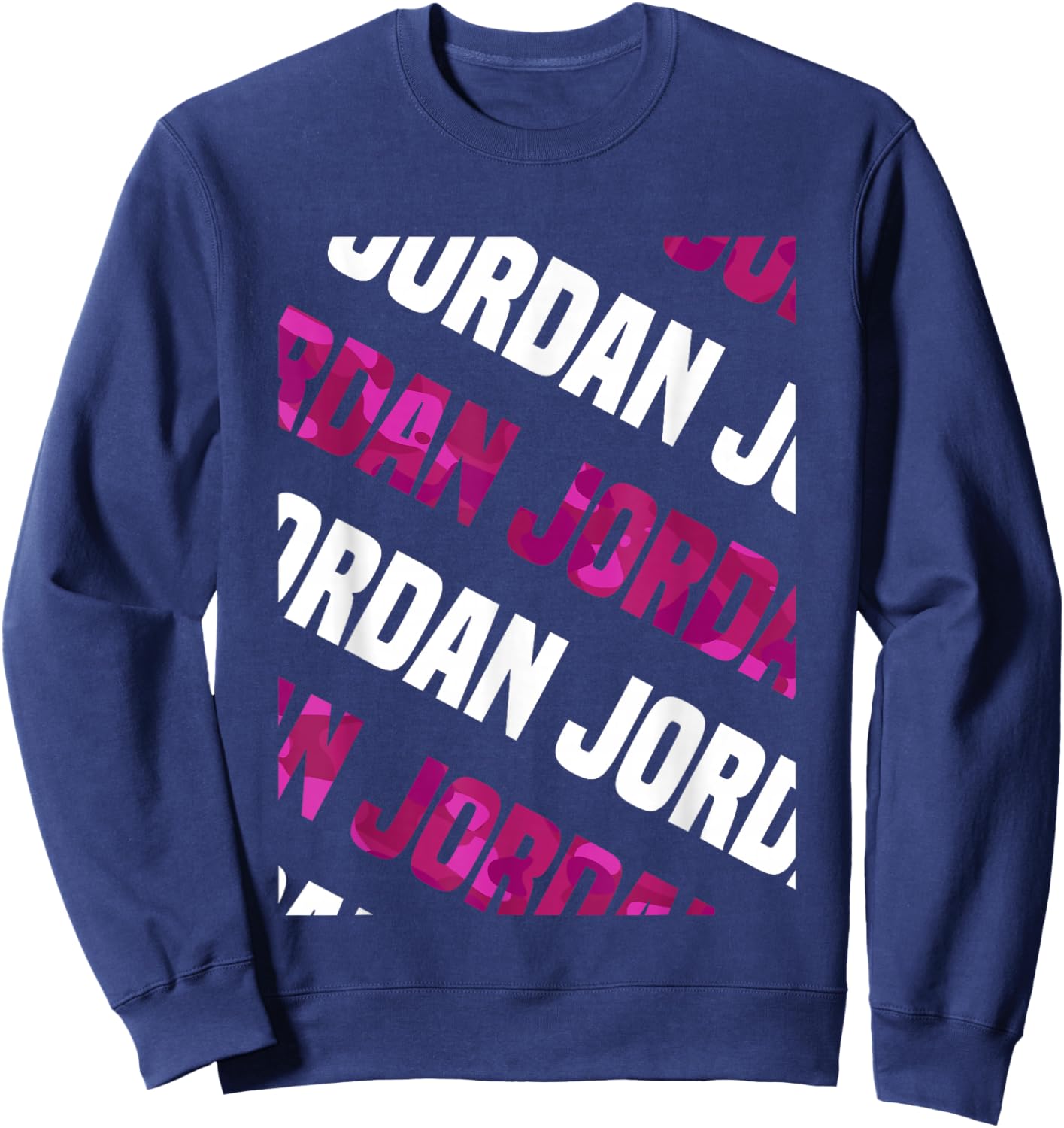 Jordan Camo Pattern Pink Camouflage Sweatshirt - Sweatshirt | Navy