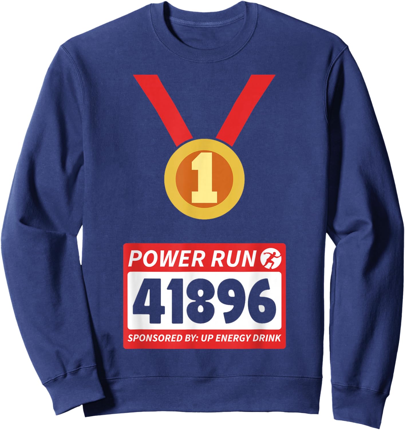 Running Runner Half Marathon Halloween Costume Sweatshirt - Sweatshirt | Navy