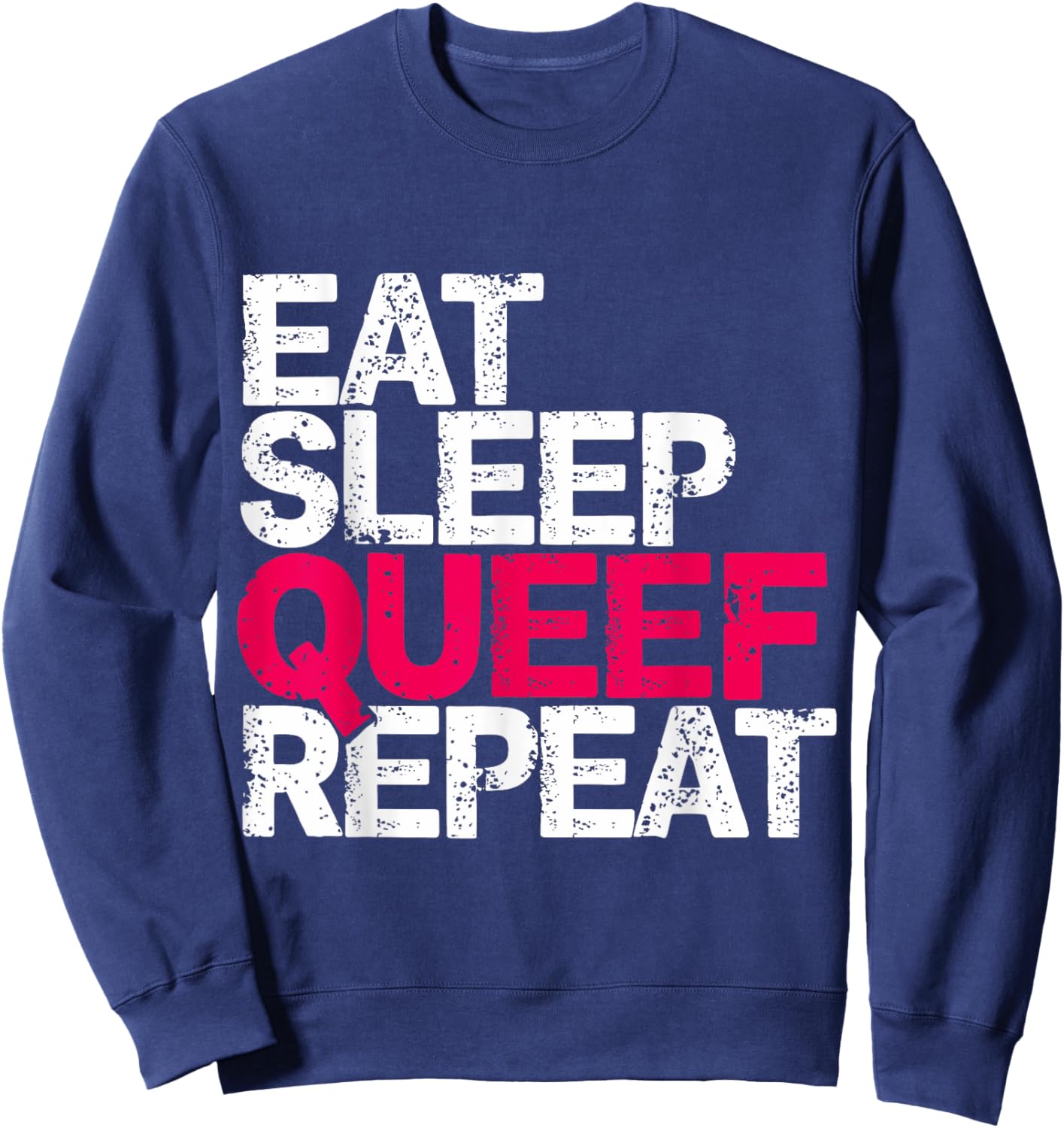 Queef Inappropriate Queefing Joke Funny Airport Vacation Sweatshirt - Sweatshirt | Navy