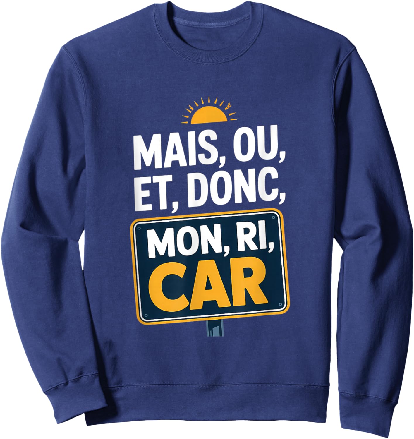 Funny Ricard Mon Ri Car Aperitif Sweatshirt - Sweatshirt | Navy