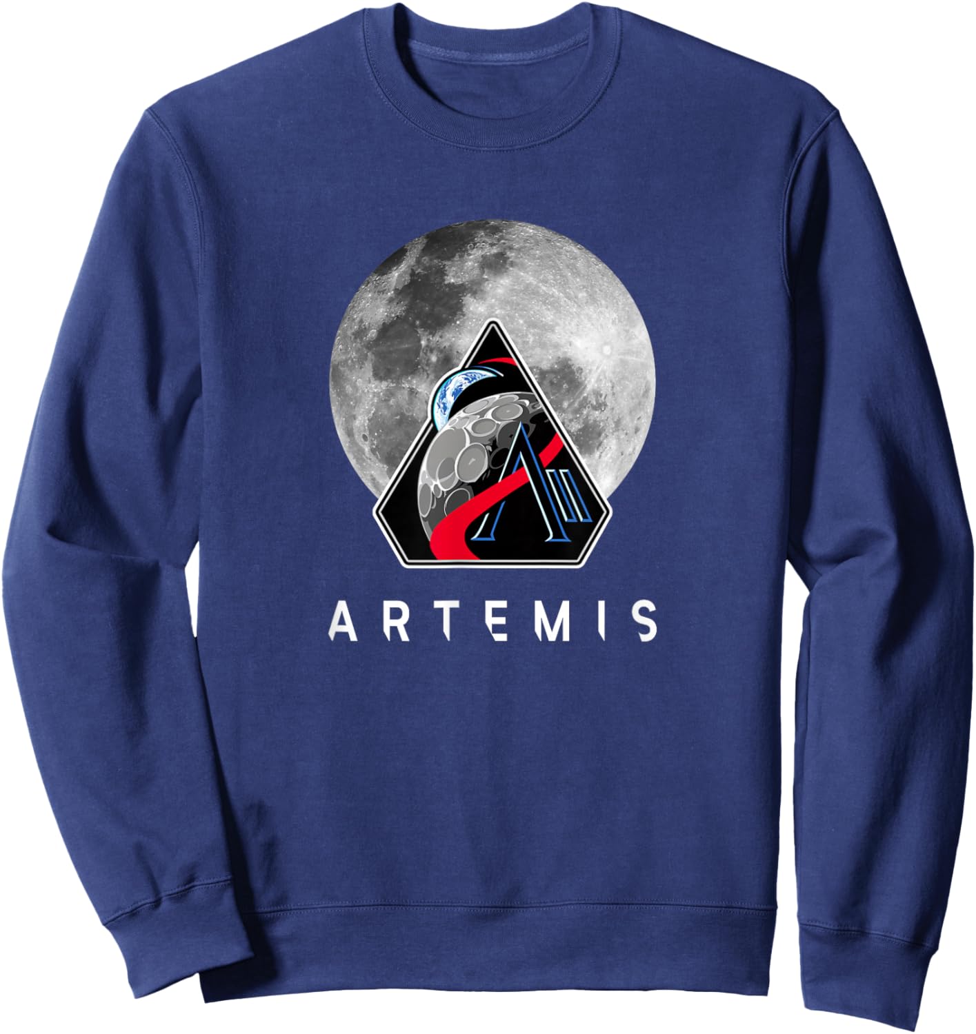 NASA Artemis II Mission Moon Sweatshirt - Sweatshirt | Navy