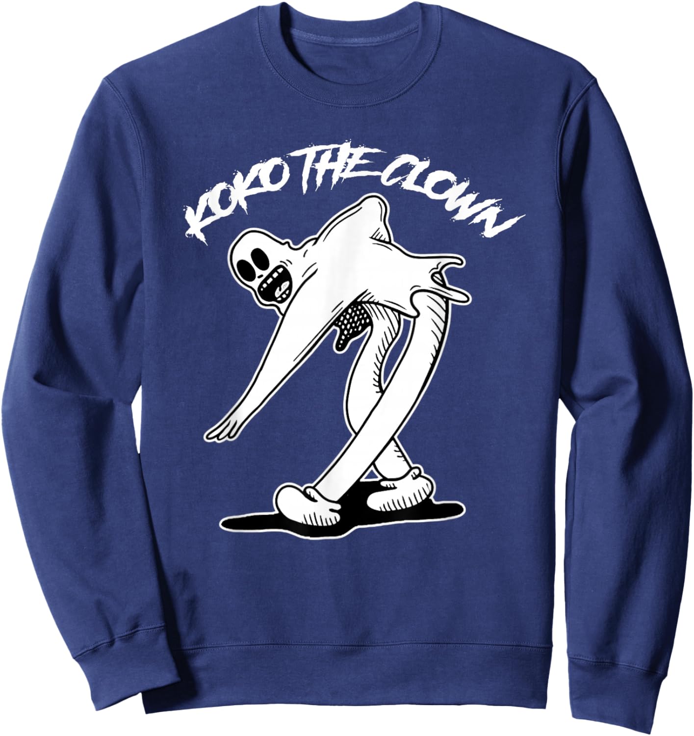 Koko the Clown Ghost Gothic Sweatshirt - Sweatshirt | Navy