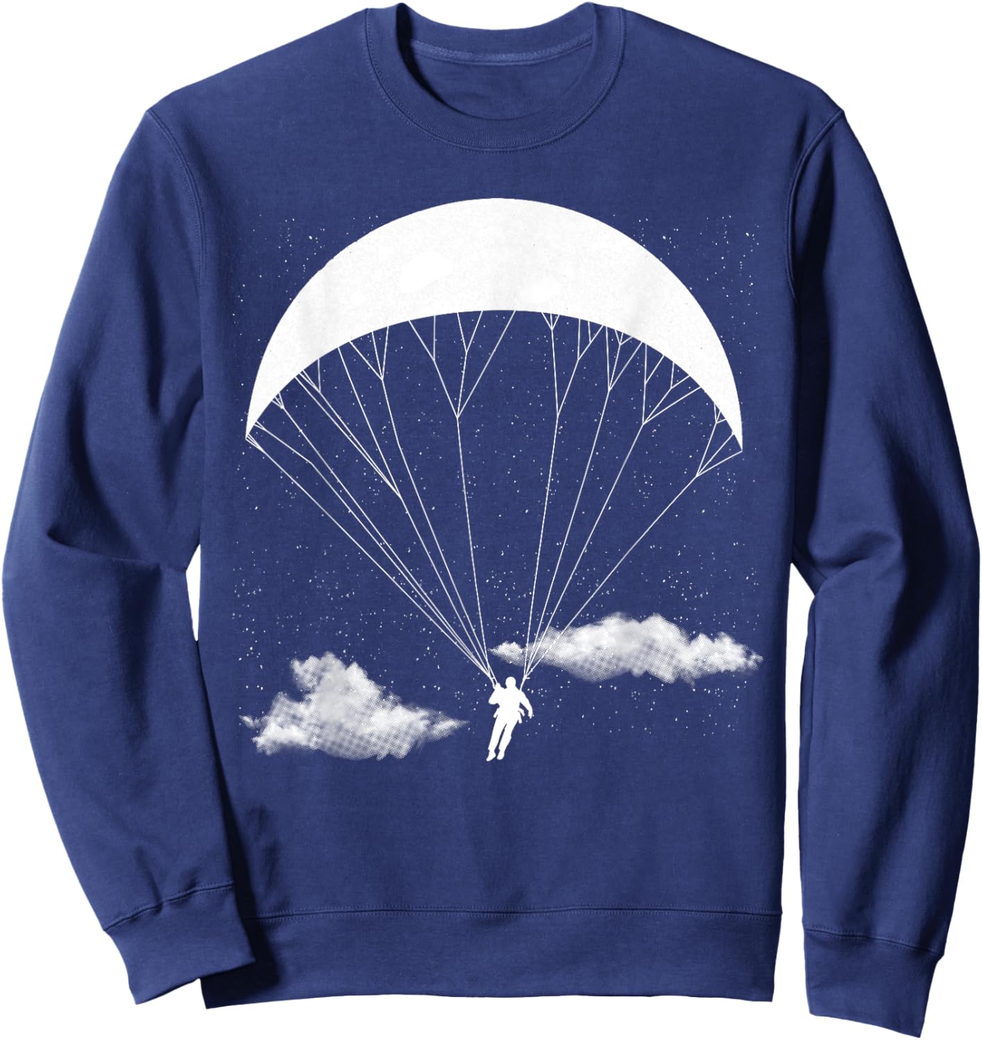 Paragliding Art Women Paraglide Paramotor Paraglider Sweatshirt - Sweatshirt | Navy