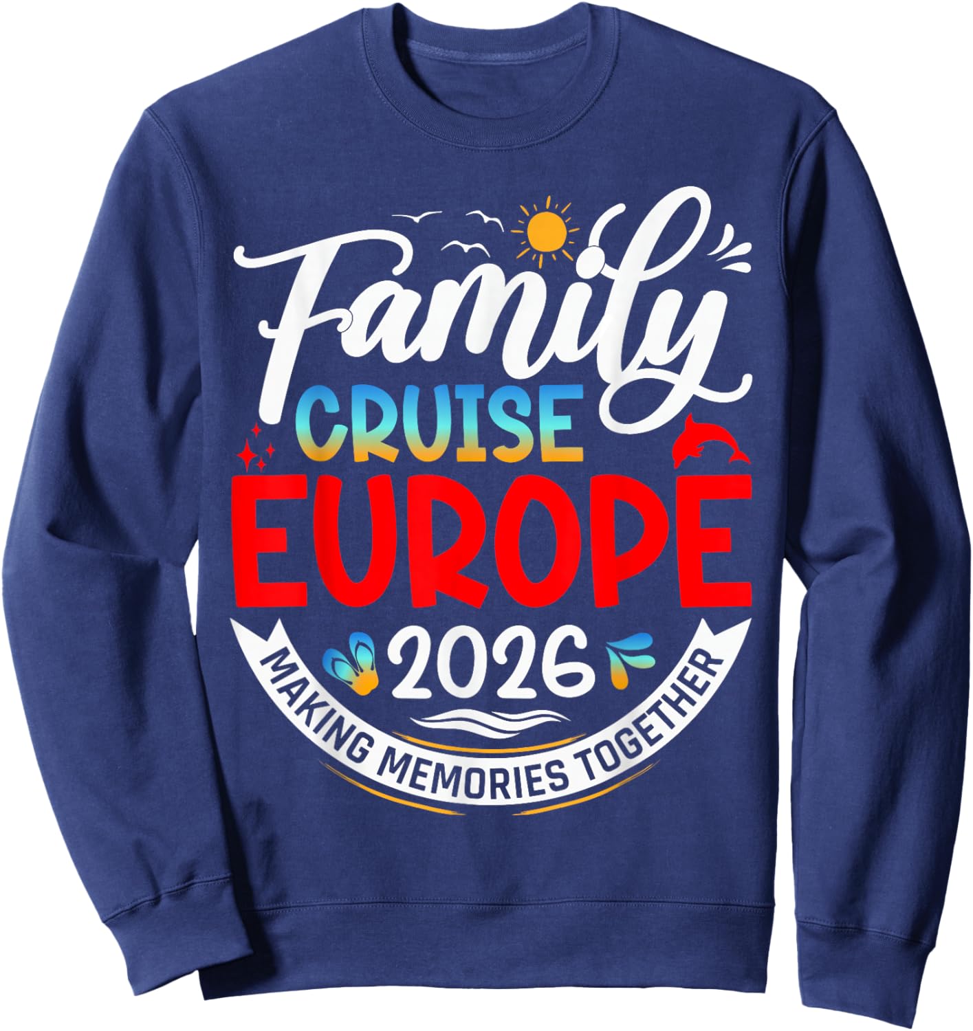 Vacation 2026 Sweatshirt - Sweatshirt | Navy